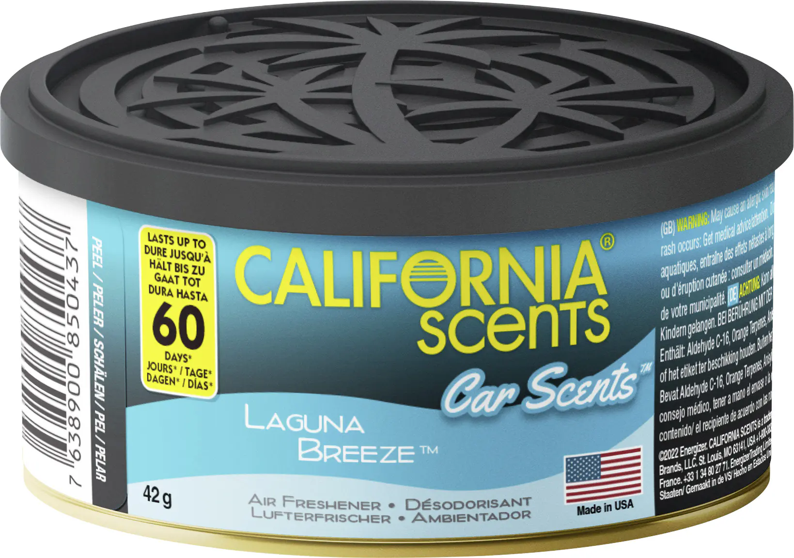 California Scents Lufterfrischer Duftdose Laguna Breeze California Scents Lufterfrischer Duftdose Laguna Breeze
