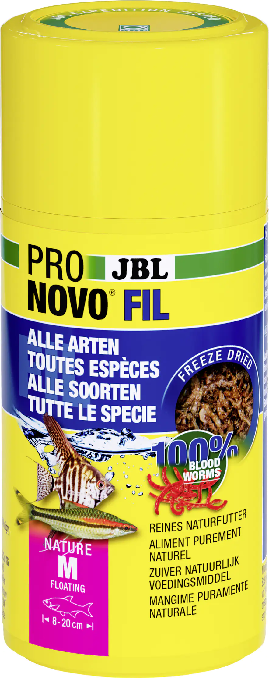 JBL Fischfutter Pronovo Fil Rote Mückenlarven Fischfuttr 100 ml JBL Fischfutter Pronovo Fil Rote Mückenlarven Fischfuttr 100 ml