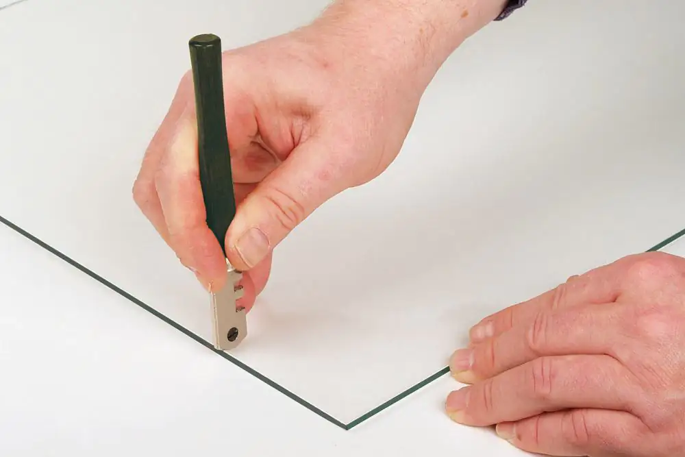 Wolfcraft Glasschneider 3 - 5 mm Glasdicke inkl. 5 Wechselschneidrädchen