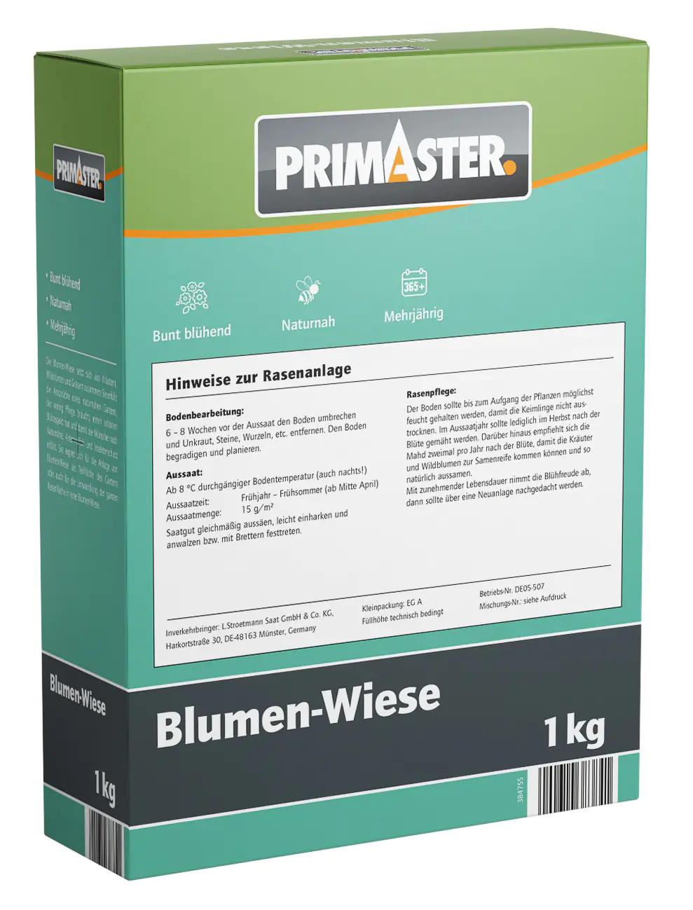 Primaster Blumenwiese 1 kg für ca. 65 m²