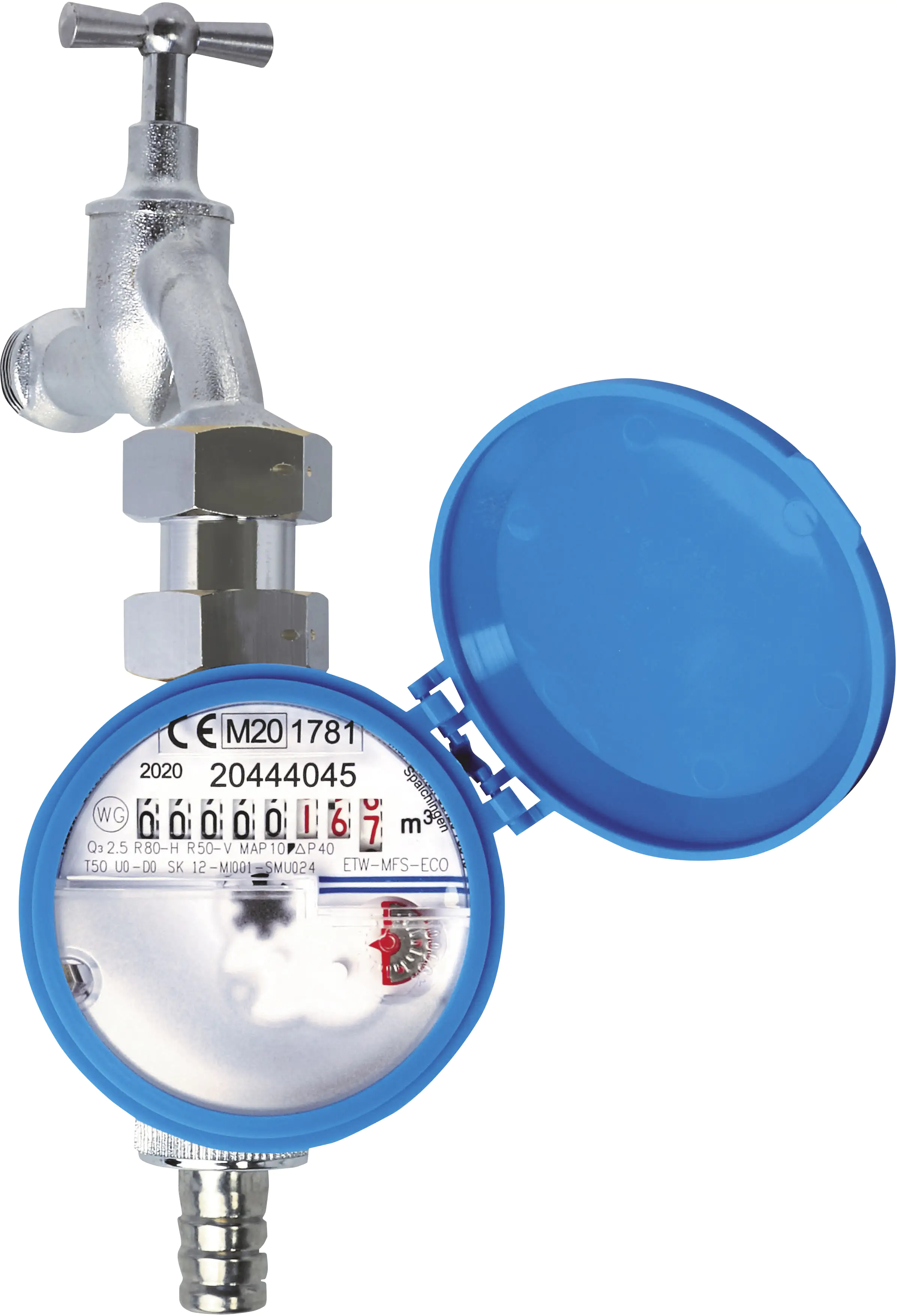 Zapfhahn Wasserzähler für Garten Eco 3/4" Kaltwasserzähler Zapfhahn Wasserzähler für Garten Eco 3/4" Kaltwasserzähler