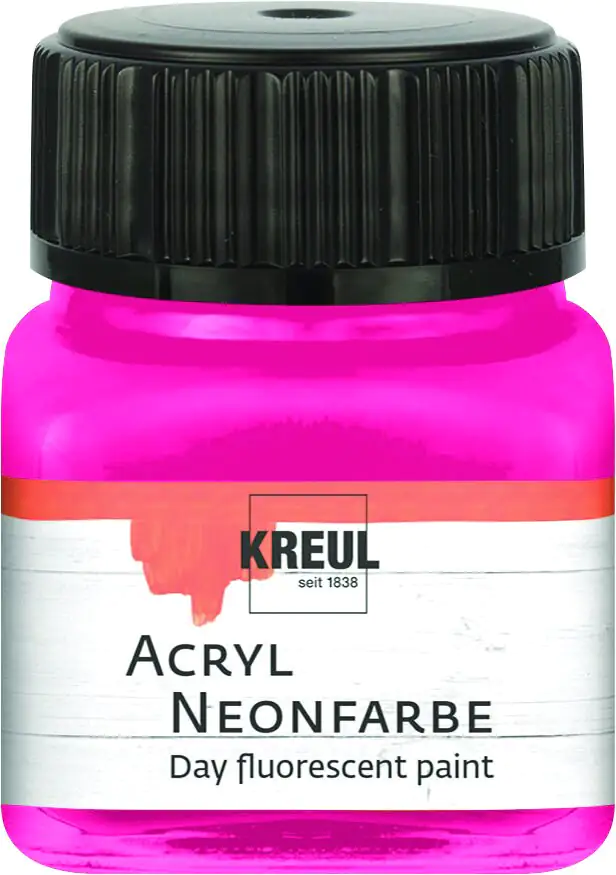 Kreul Acryl Neonfarbe neonpink 20 ml