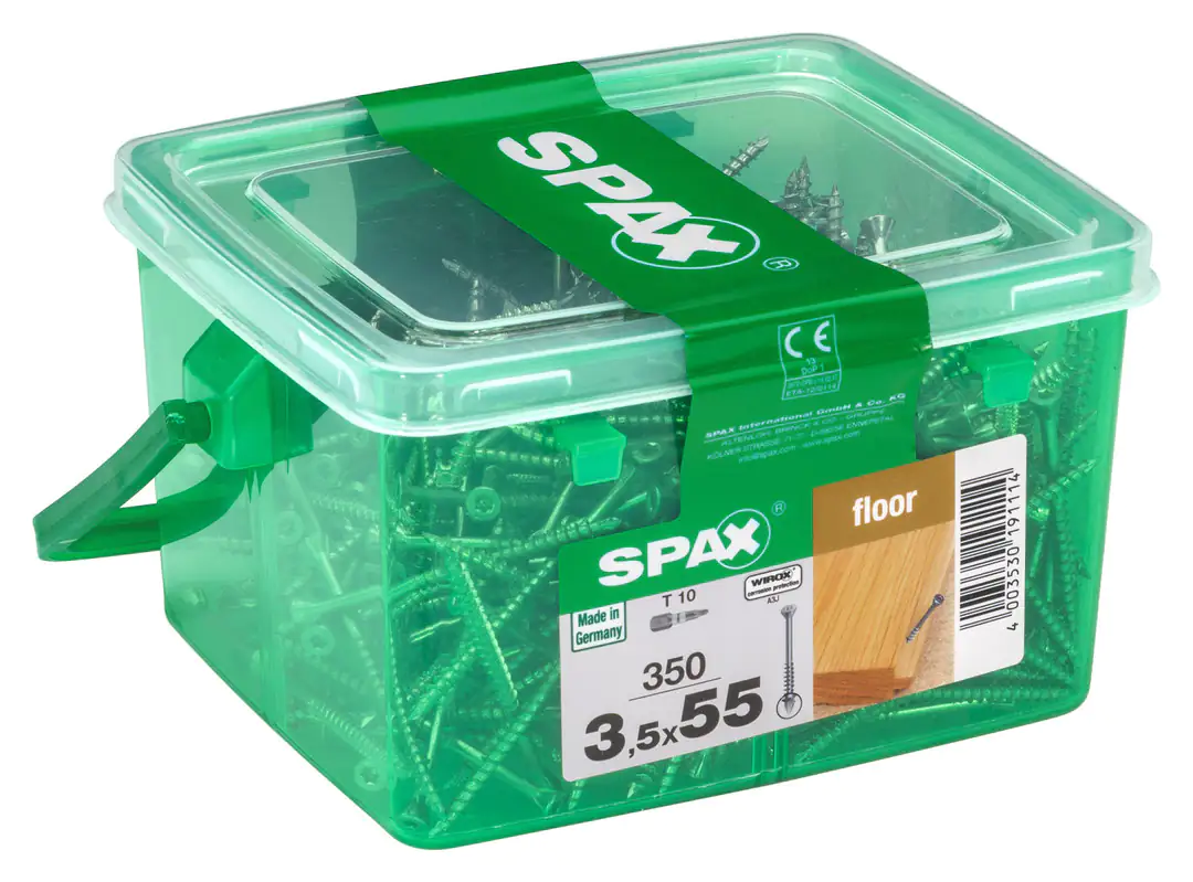 Spax Dielenschrauben 3.5 x 55 mm TX 10 - 350 Stk.