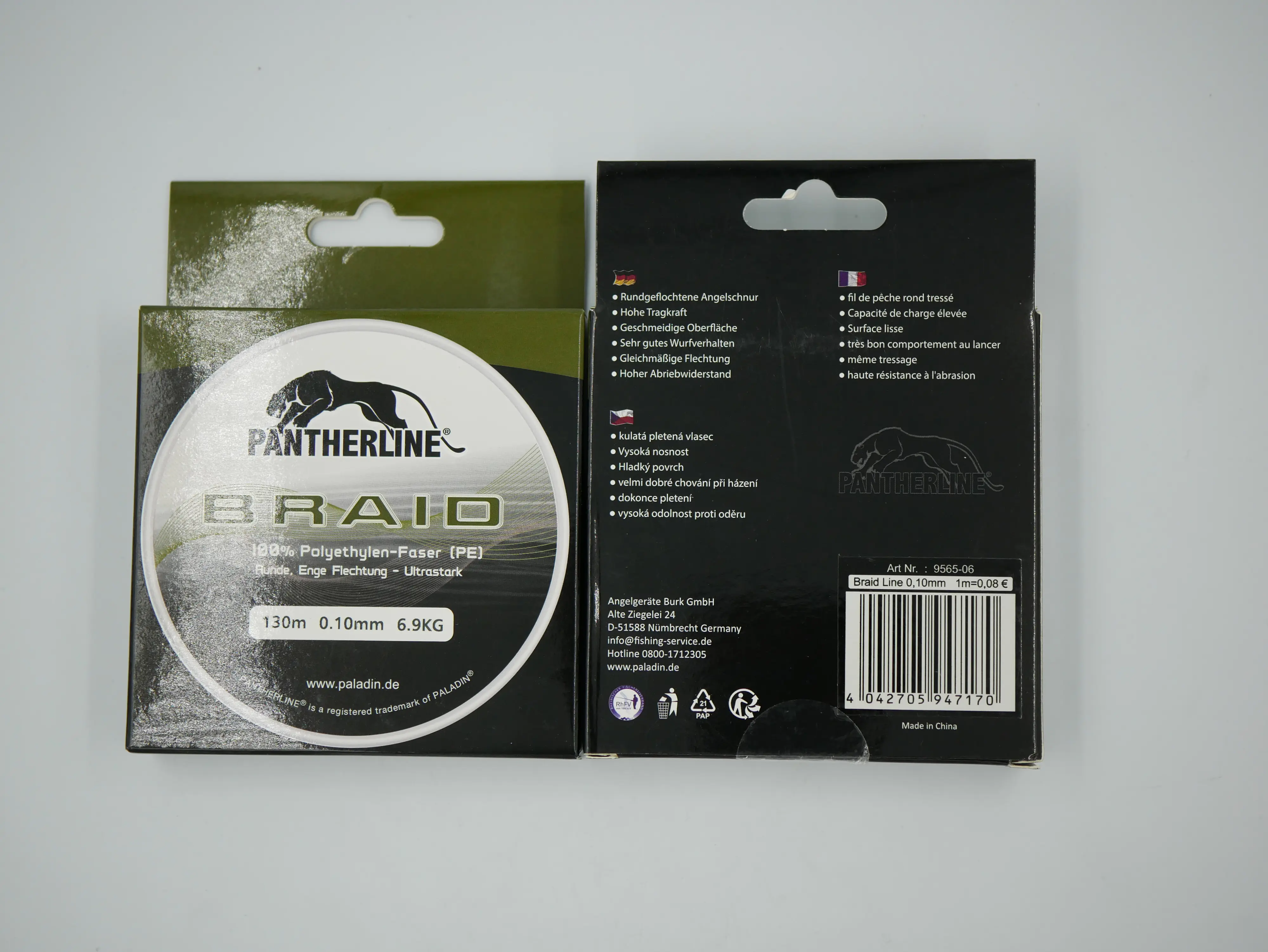 Paladin Angelschnur 0,10 mm 130 m dunkelgrün Paladin Angelschnur 0,10 mm 130 m dunkelgrün