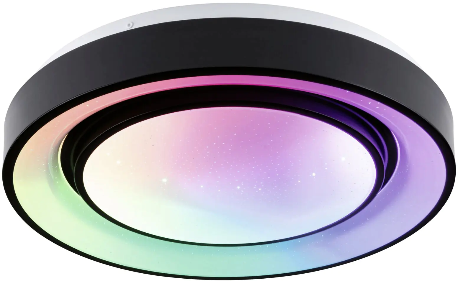 Paulmann LED Deckenleuchte Rainbow schwarz weiß Ø 37,5 cm RGBW Paulmann LED Deckenleuchte Rainbow schwarz weiß Ø 37,5 cm RGBW