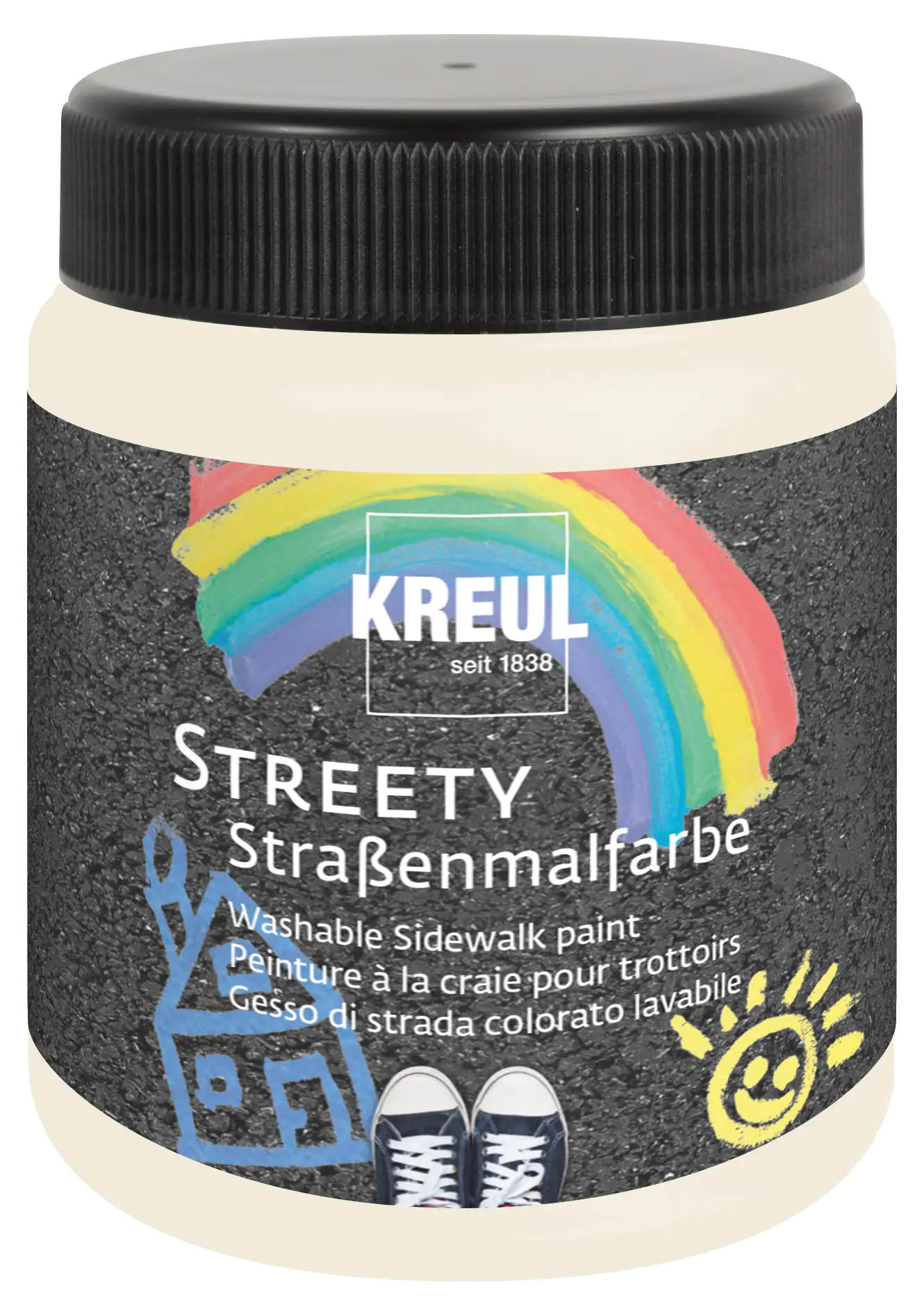 Kreul Streety Straßenmalfarbe Wolkenweiß 200 ml Kreul Streety Straßenmalfarbe Wolkenweiß 200 ml
