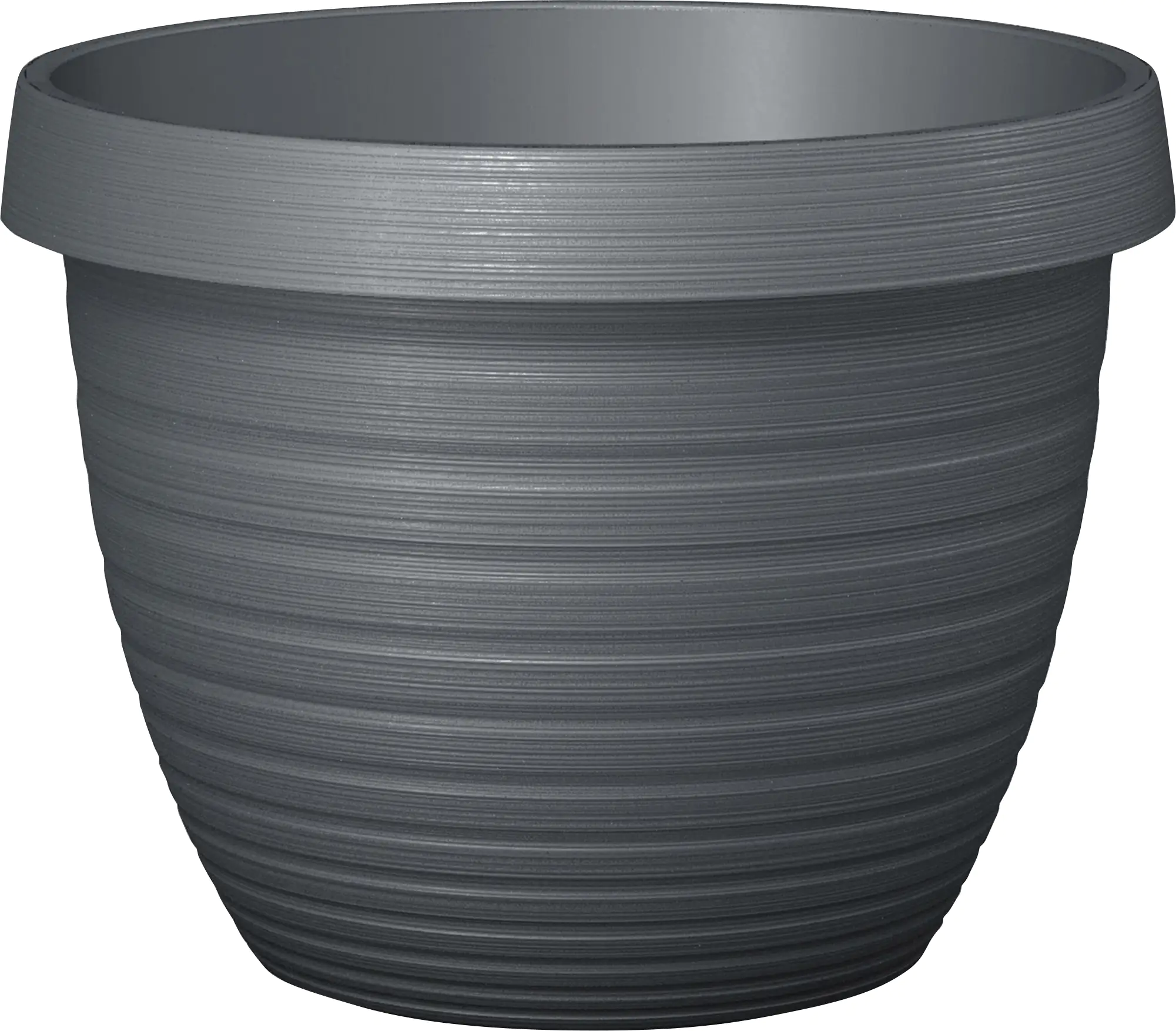 4033083576670 Scheurich Pflanzgefäß Country Star Ø 35 x 26,2 cm metallic grey