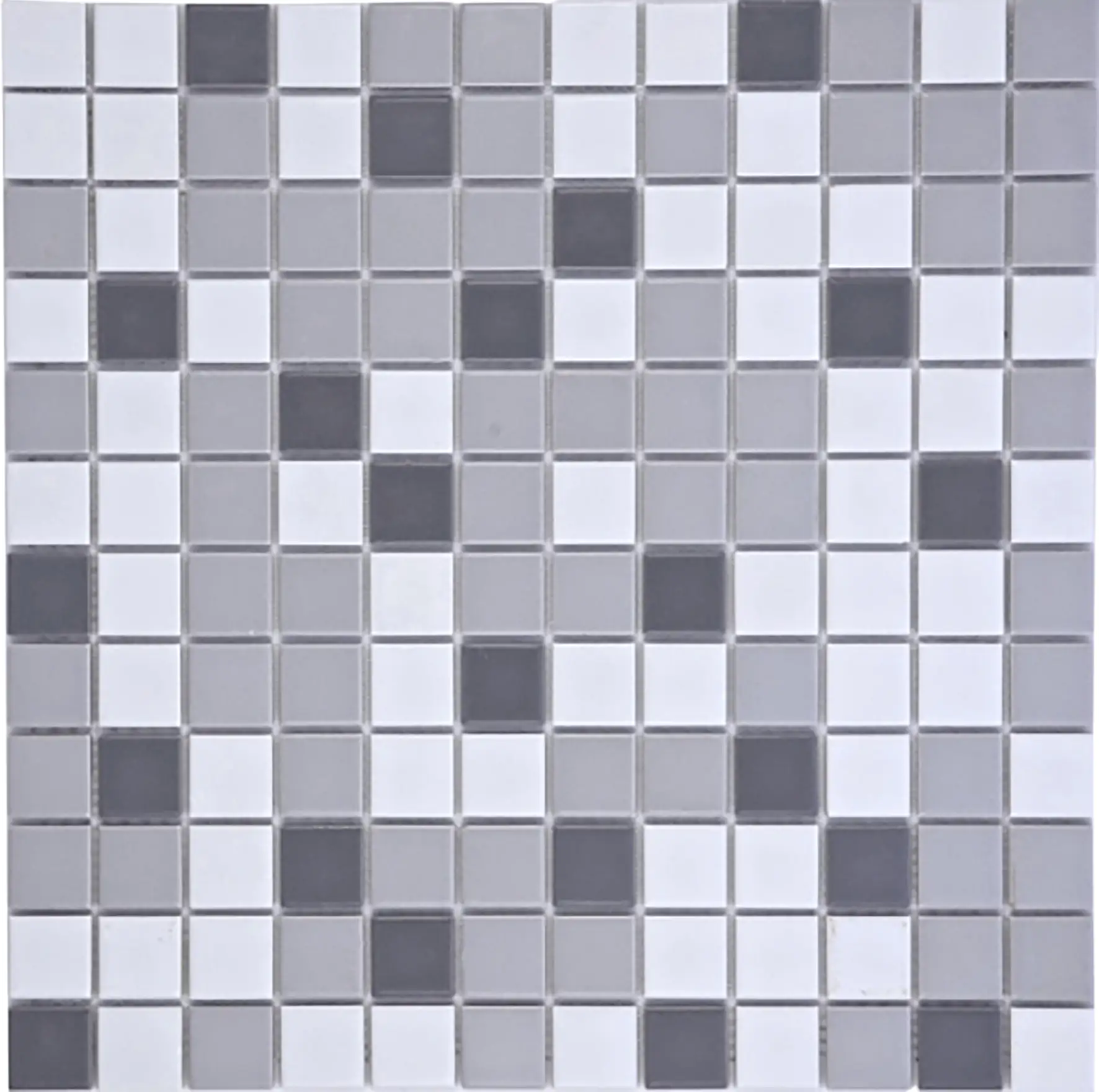 Mosaikfliese Mini 30 x 30 cm grau-beige Steinmaß: ca. 2,5 x 2,5 cm