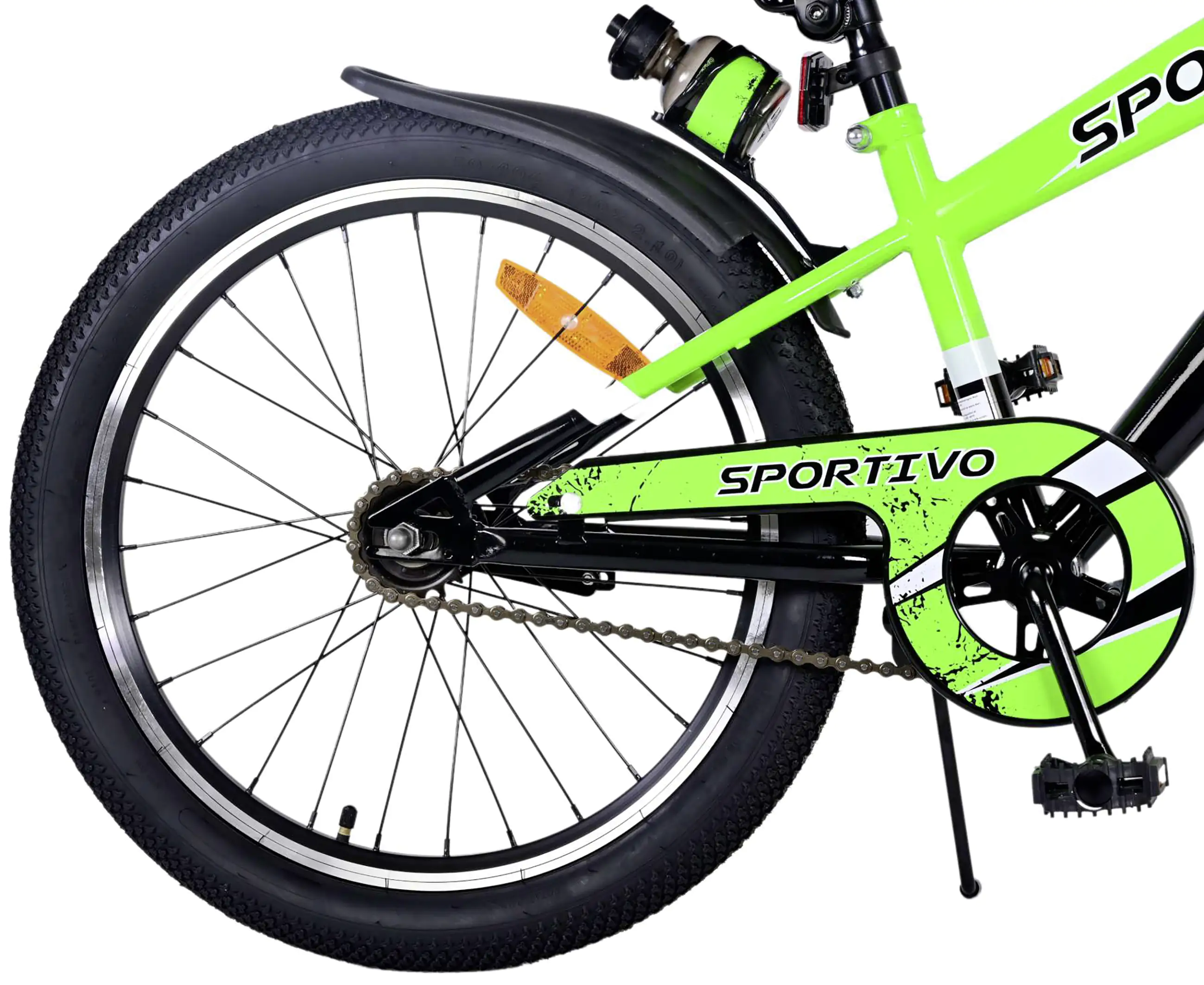 Volare Kinderfahrrad Sportivo 20 Zoll RH 28cm grün/schwarz Volare Kinderfahrrad Sportivo 20 Zoll RH 28cm grün/schwarz