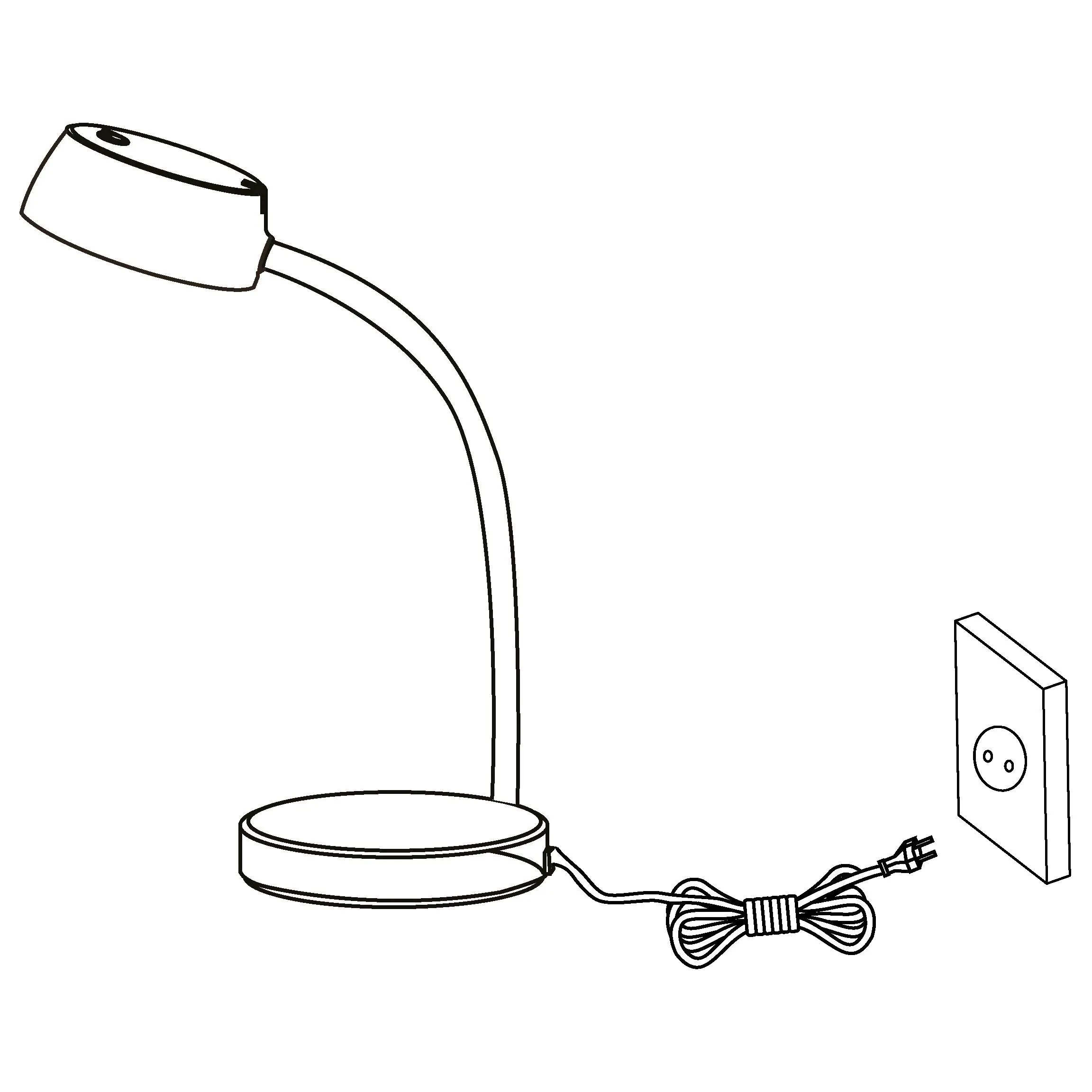 Eglo LED Tischlampe Cabales 34 x 14 cm warmweiß