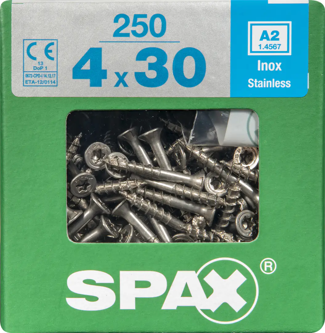 Spax Universalschrauben 4.0 x 30 mm TX 20 - 250 Stk.