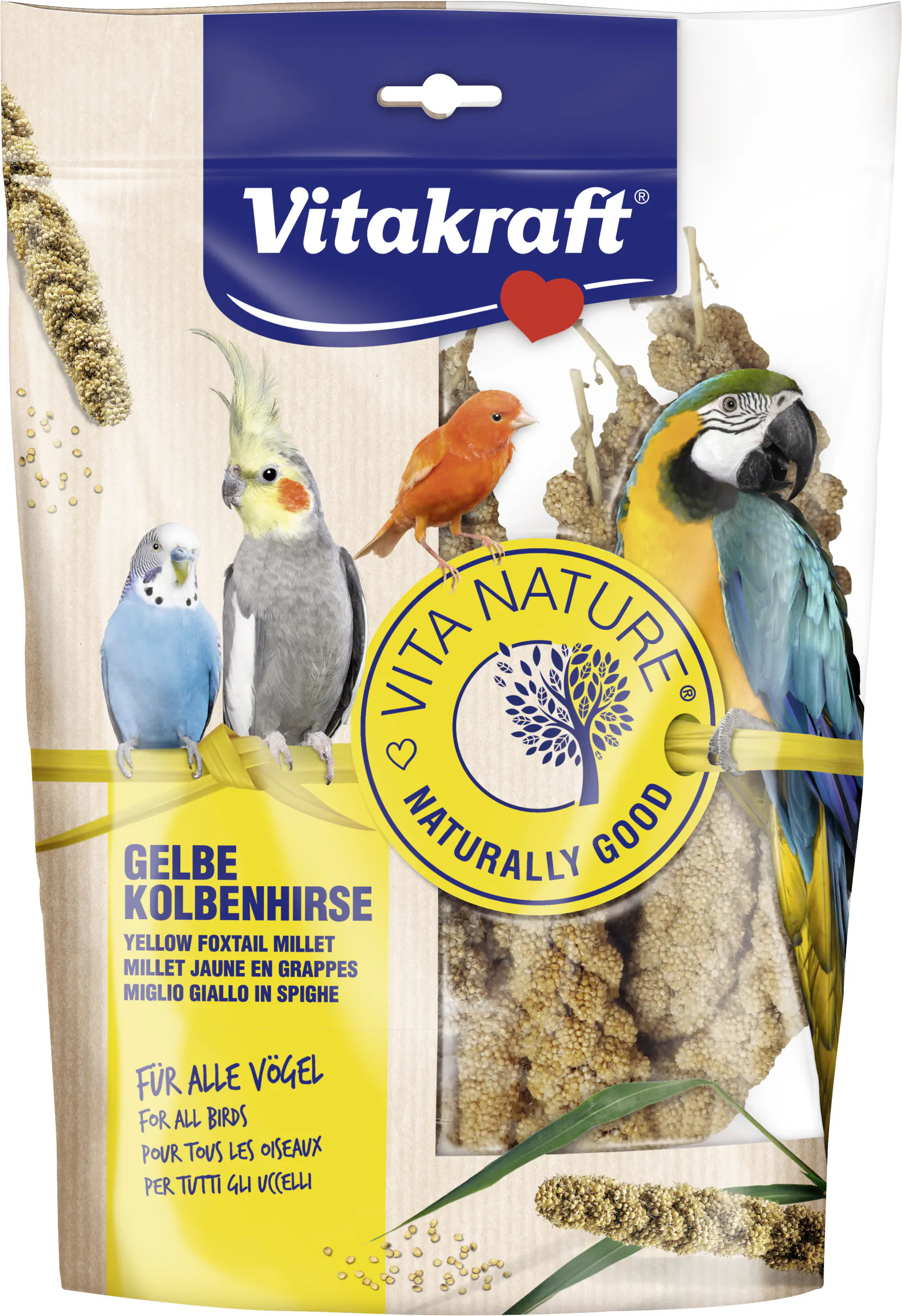 Vitakraft VITA NATURE® Gelbe Kolbenhirse 300 g Vitakraft VITA NATURE® Gelbe Kolbenhirse 300 g