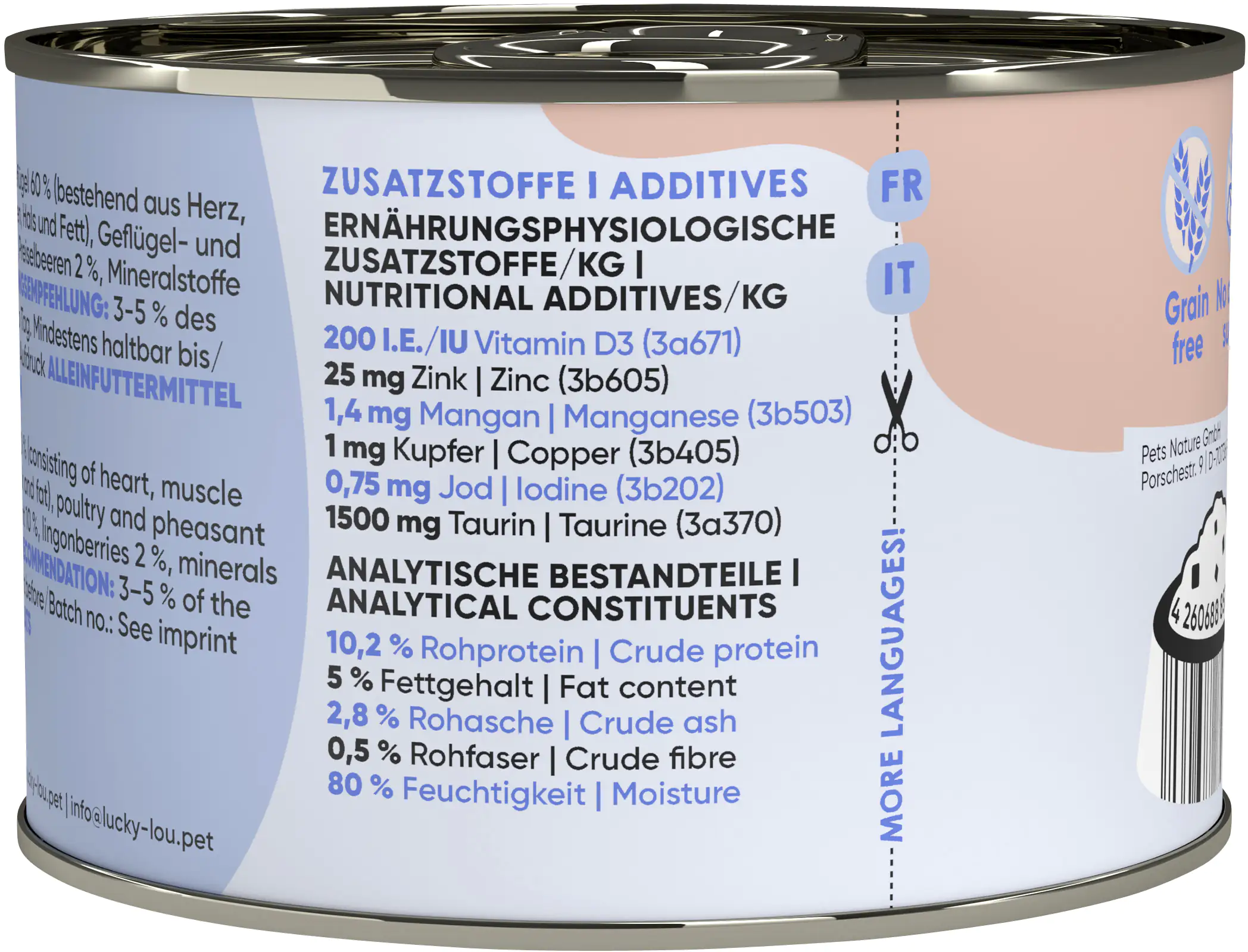 Lucky Lou Lifestage Adult Geflügel und Fasan 200g