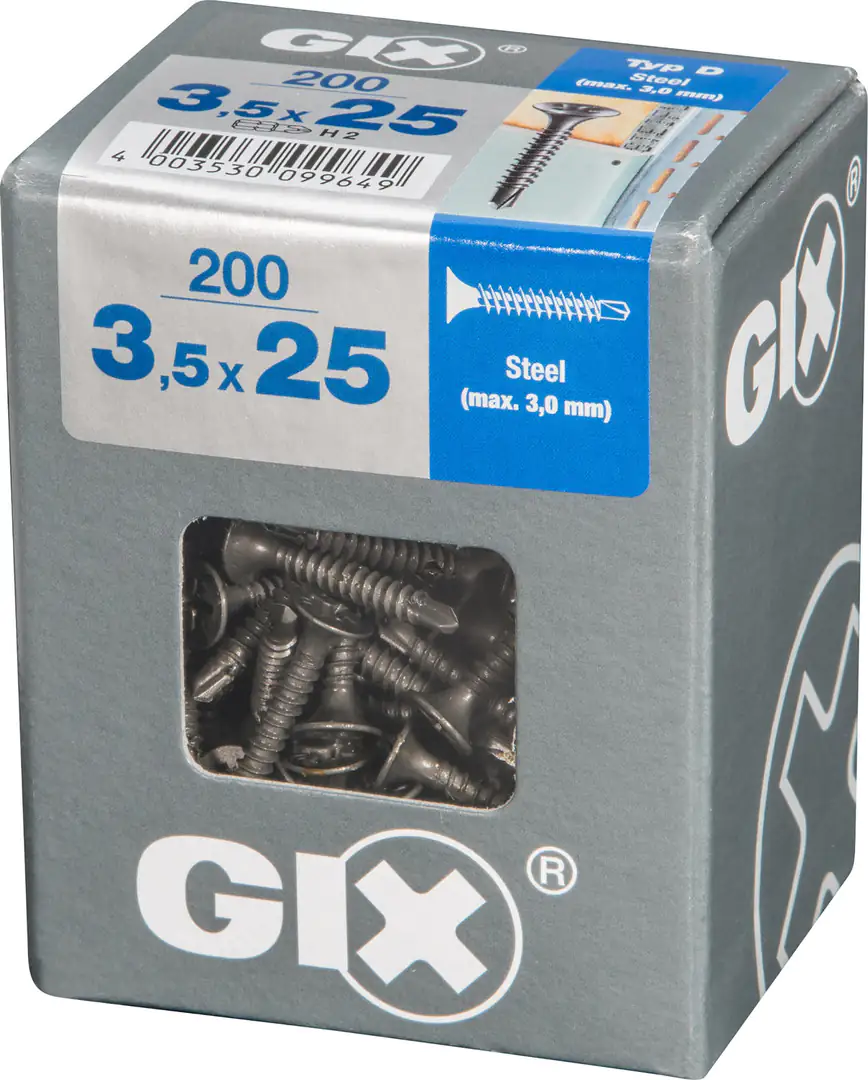 Spax Schnellbauschrauben 3.5 x 25 mm PH 2 - 200 Stk. Spax Schnellbauschrauben 3.5 x 25 mm PH 2 - 200 Stk.