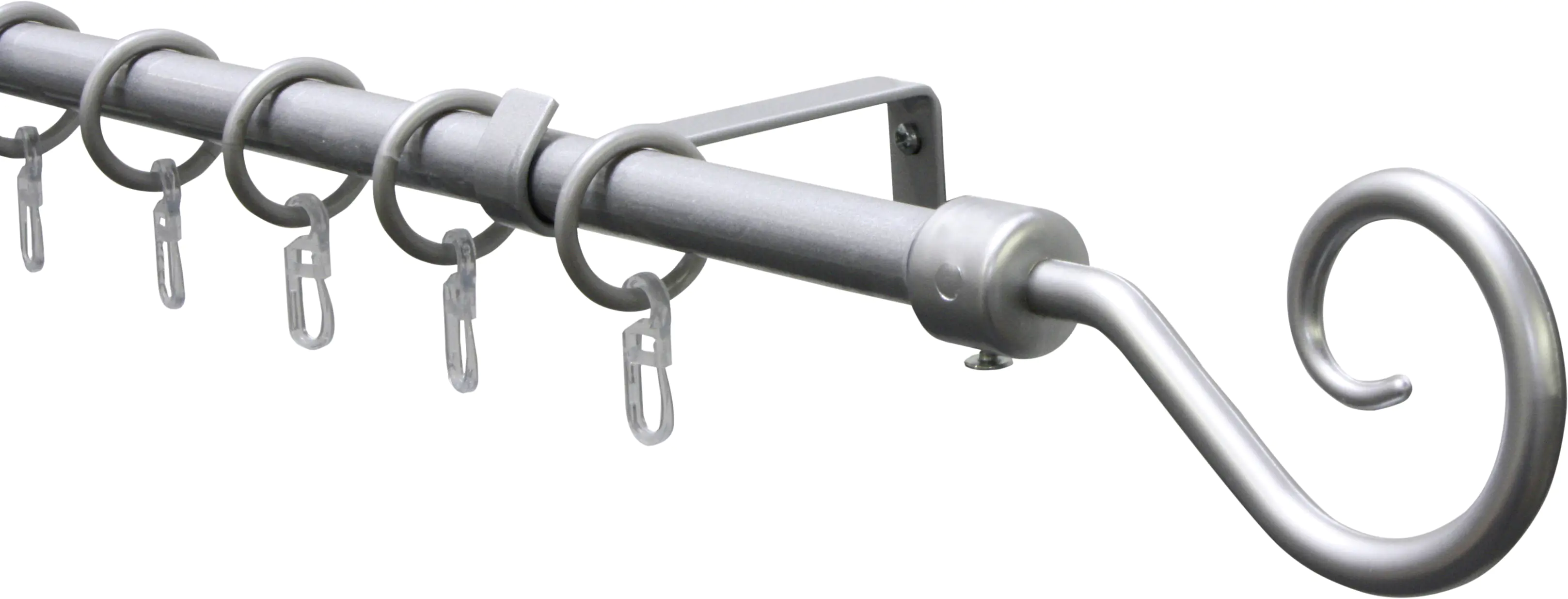 Gardinia Stilgarnitur Hook silber, 130 - 240 cm