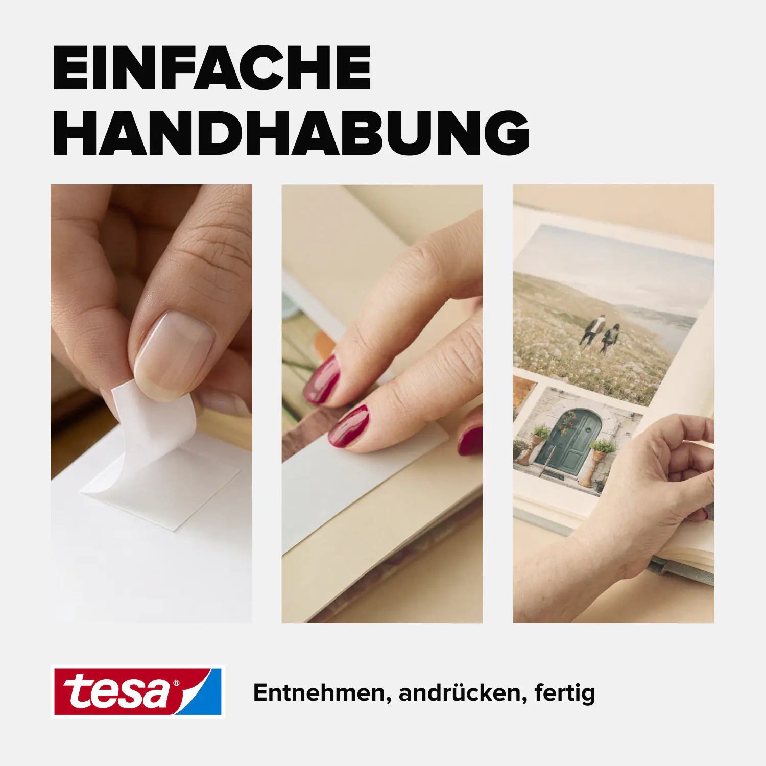 tesa Photo Klebepads Big Pack weiß, 500 Stück