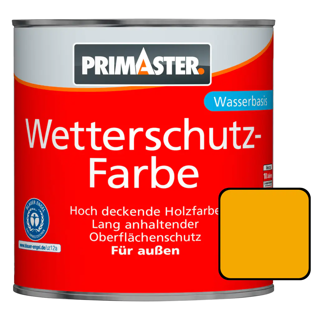 Primaster Wetterschutzfarbe 750 ml gelb