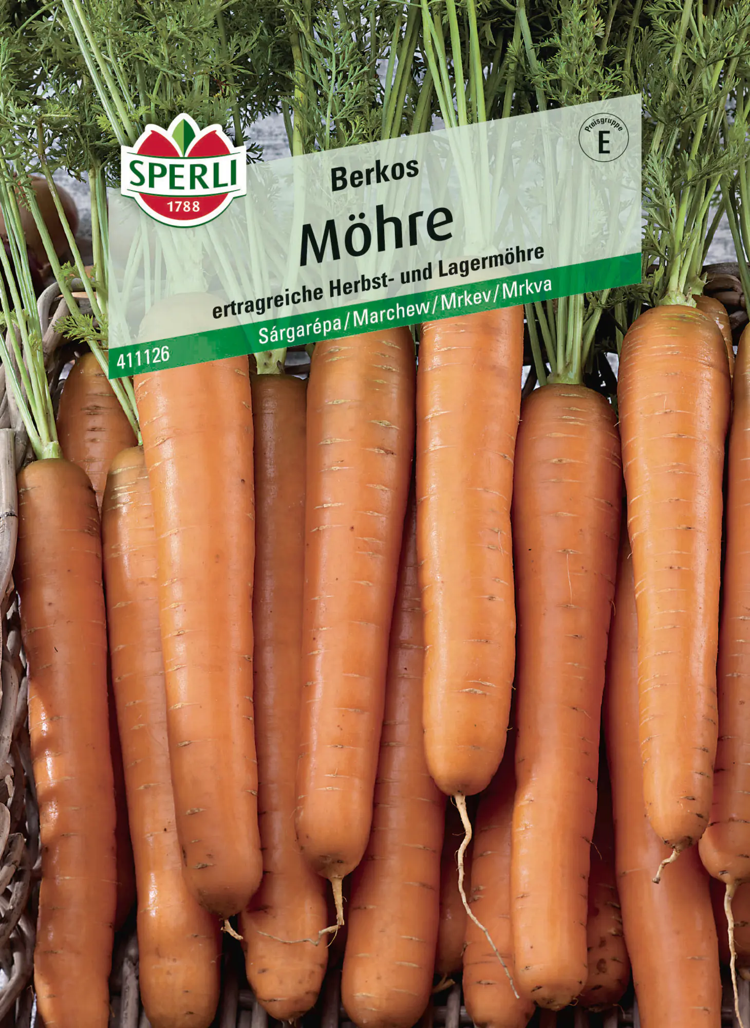 Sperli Saatgut Möhren Berkos F1 für bis zu 4-5 lfd. Meter