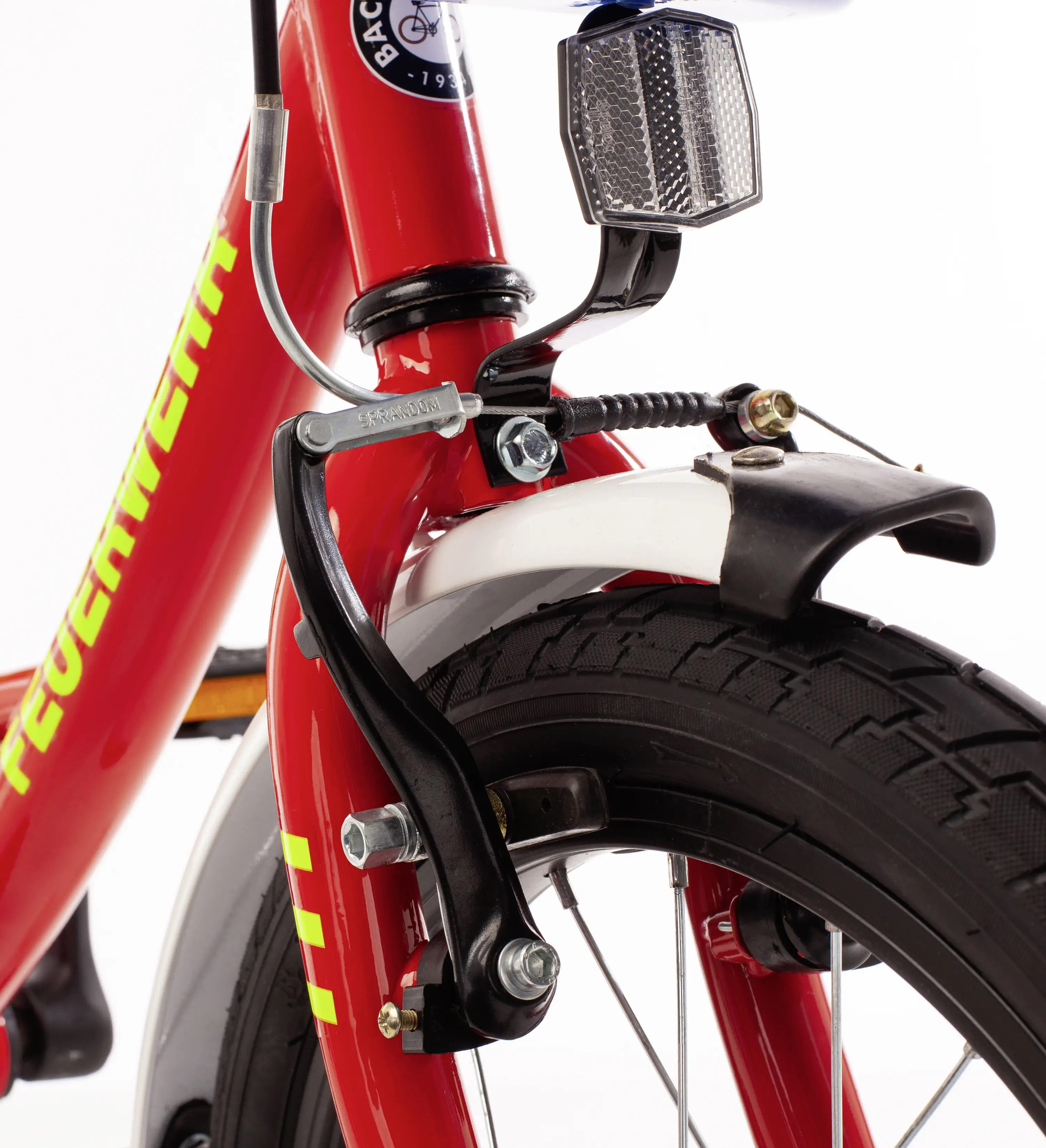 Bachtenkirch Kinderfahrrad Feuerwehr 14 Zoll feuerrot