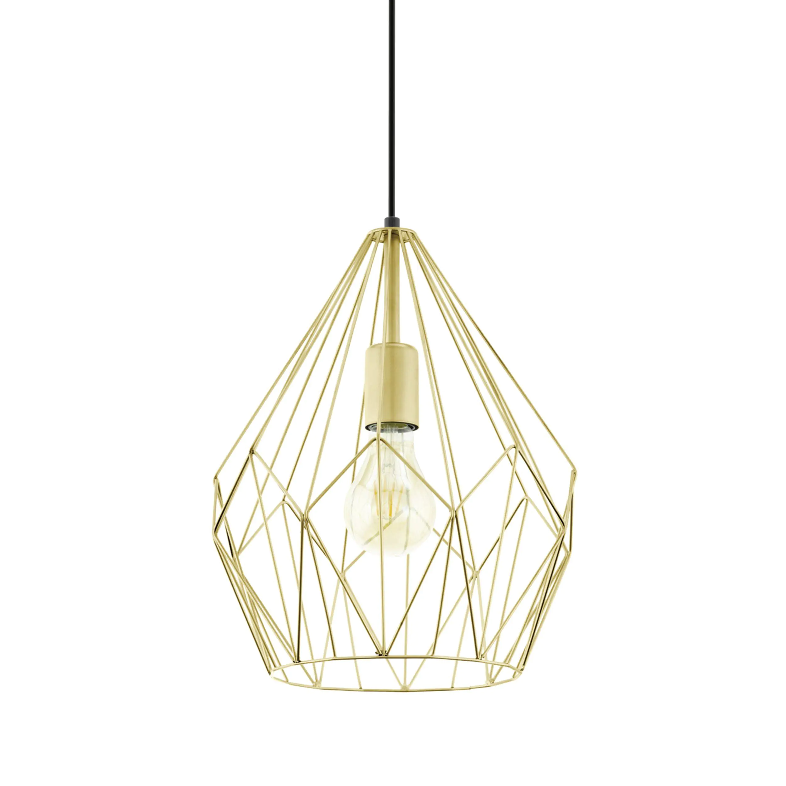 Eglo Pendelleuchte Carlton gold Ø 31 cm E27 Eglo Pendelleuchte Carlton gold Ø 31 cm E27