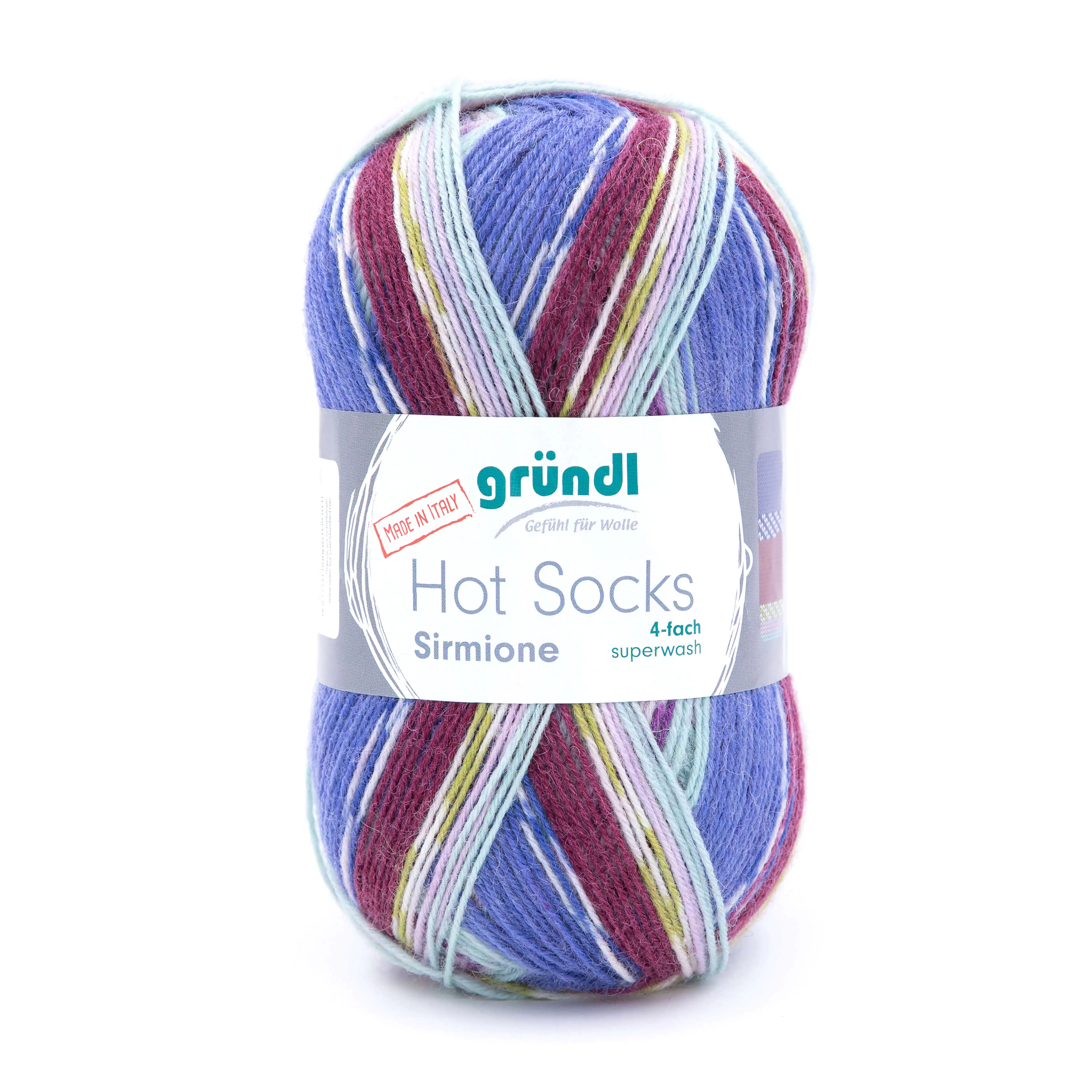 Gründl Wolle Hot Socks Sirmione 100 g art-deco-multicolor