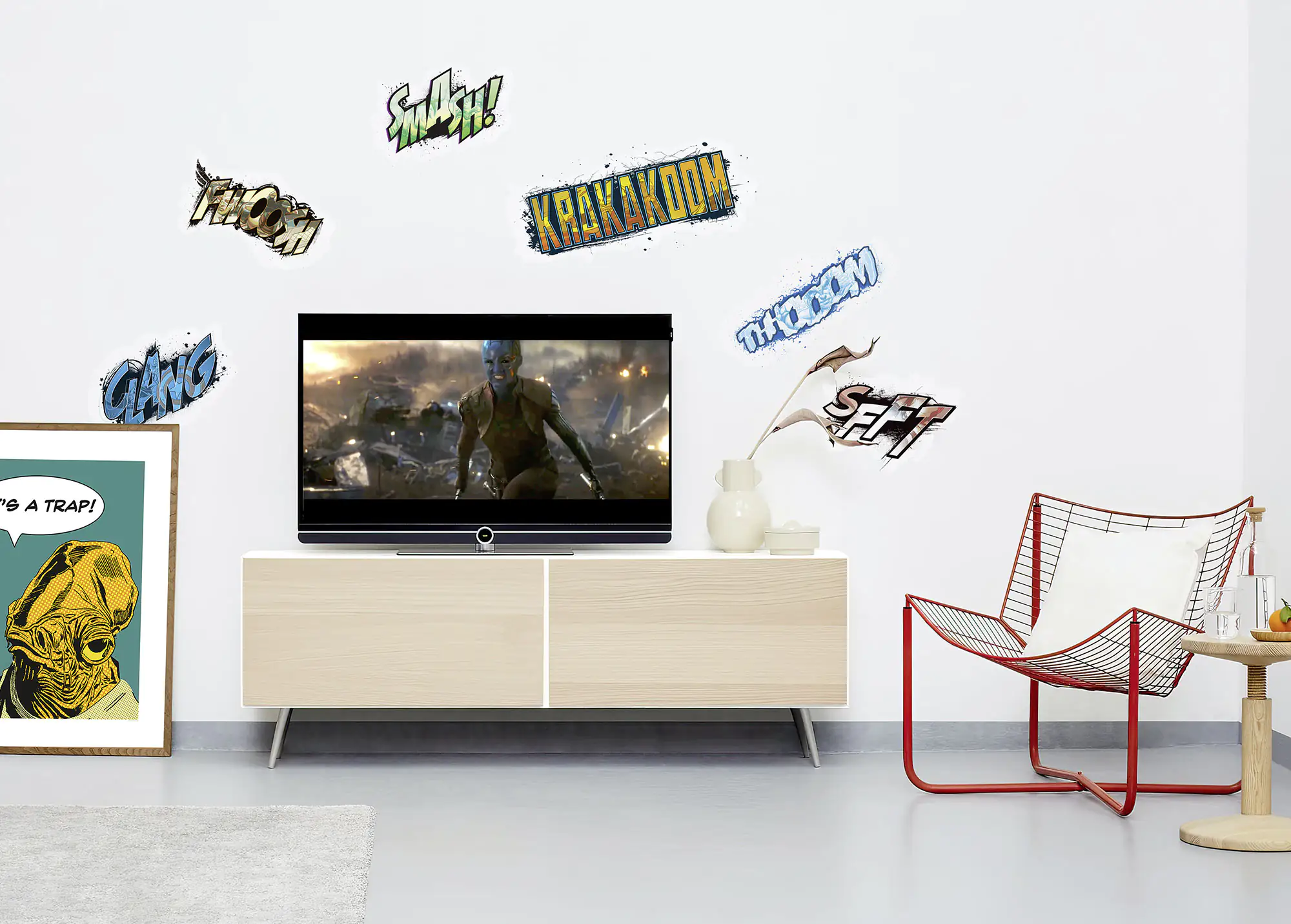Komar Dekosticker Avengers Sounds 50 x 70 cm Komar Dekosticker Avengers Sounds 50 x 70 cm