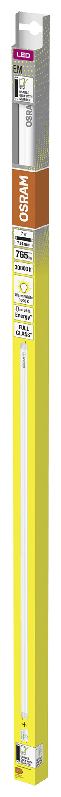 Osram LED Röhre 72 cm G13 7 W warmweiß