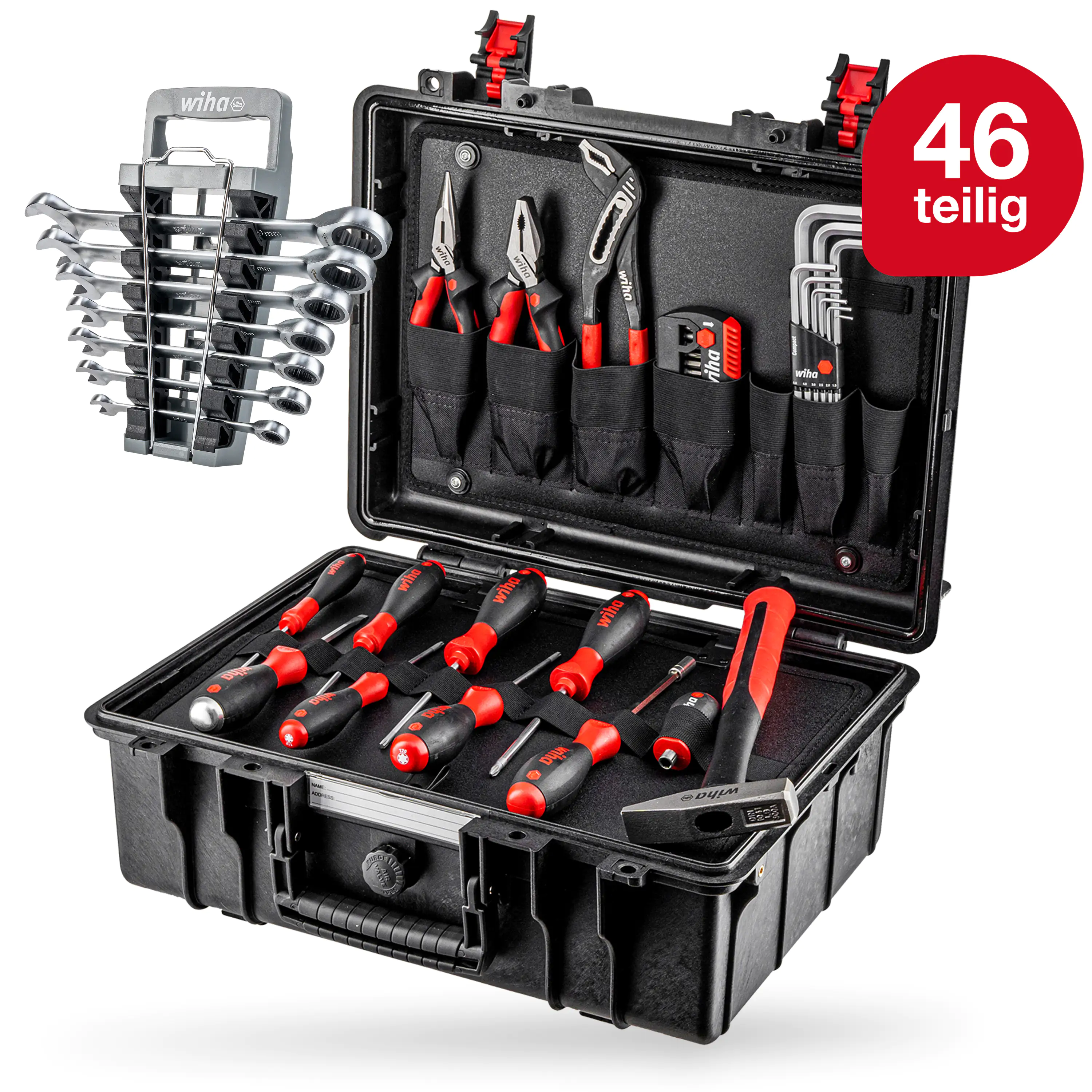 Globus Set Wiha | DIY L Werkzeugkoffer 46-teilig Basic kaufen Baumarkt