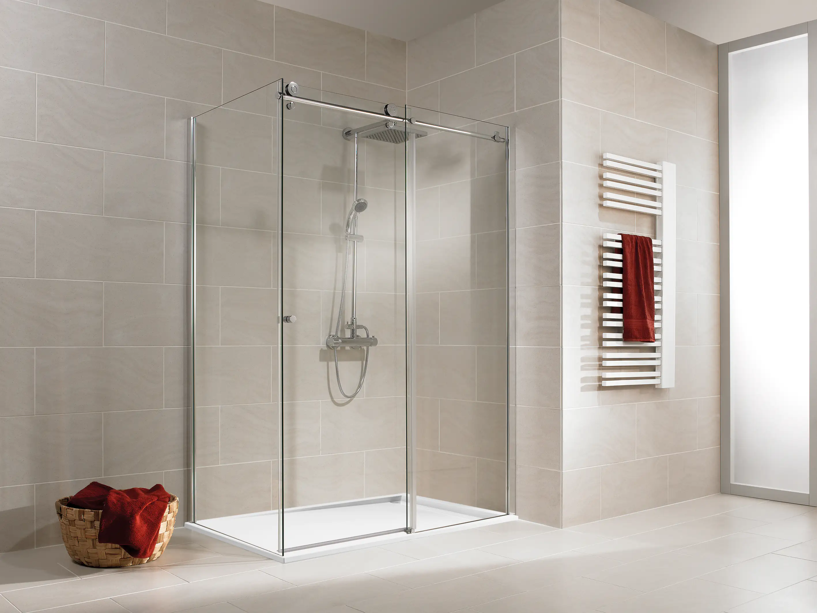 Schulte Schiebetür Seitenwand 90 x 140 x 200 cm MasterClass