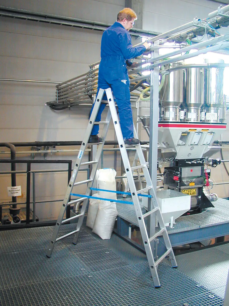 4009199124906_3 Krause Aluminium-Doppelleiter STABILO 3,05 m