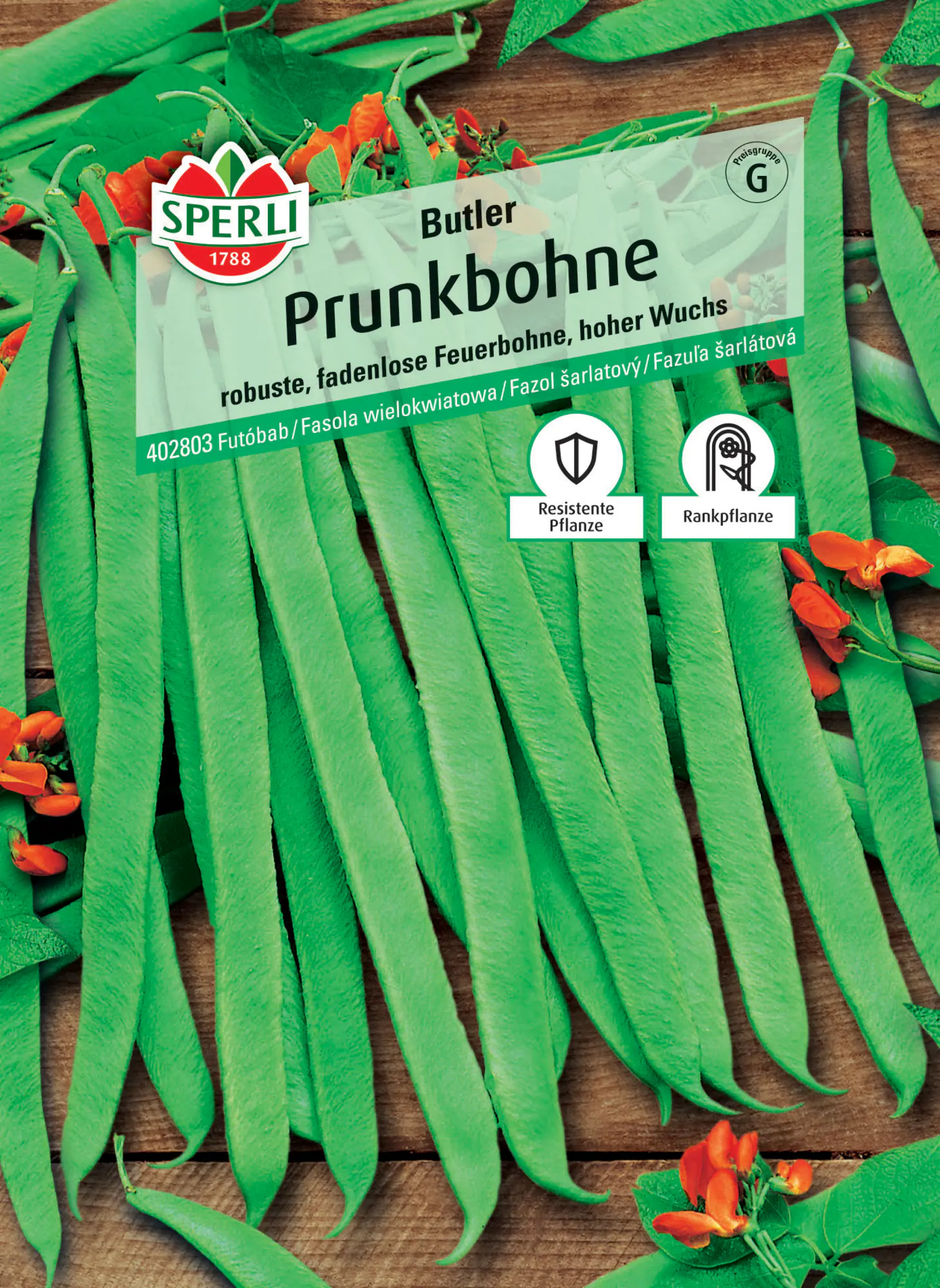 Sperli Prunkbohne Butler