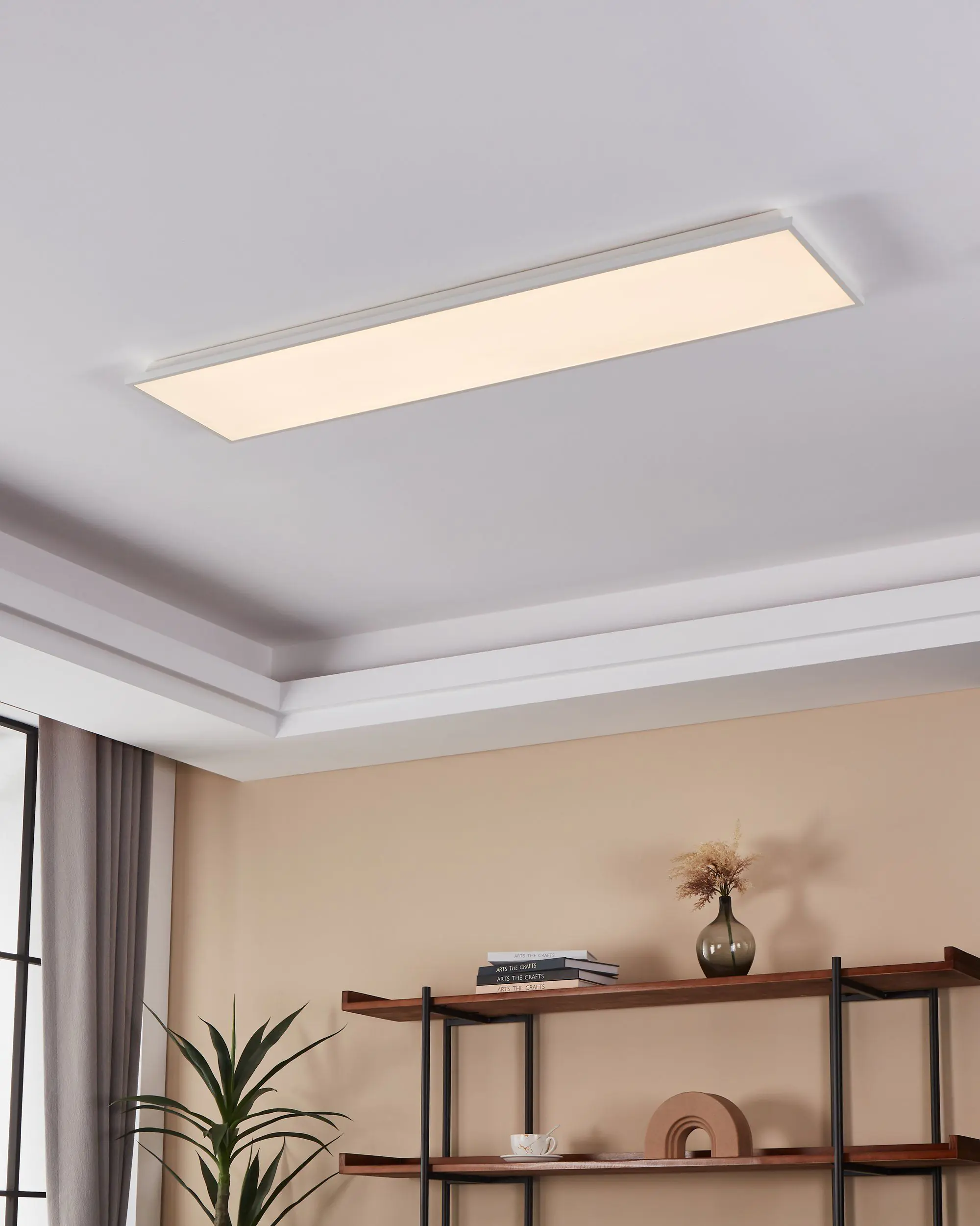 Eglo Connect LED Deckenleuchte Herrora-Z weiß 120 x 30 cm dimmbar, ww-kw Eglo Connect LED Deckenleuchte Herrora-Z weiß 120 x 30 cm dimmbar, ww-kw