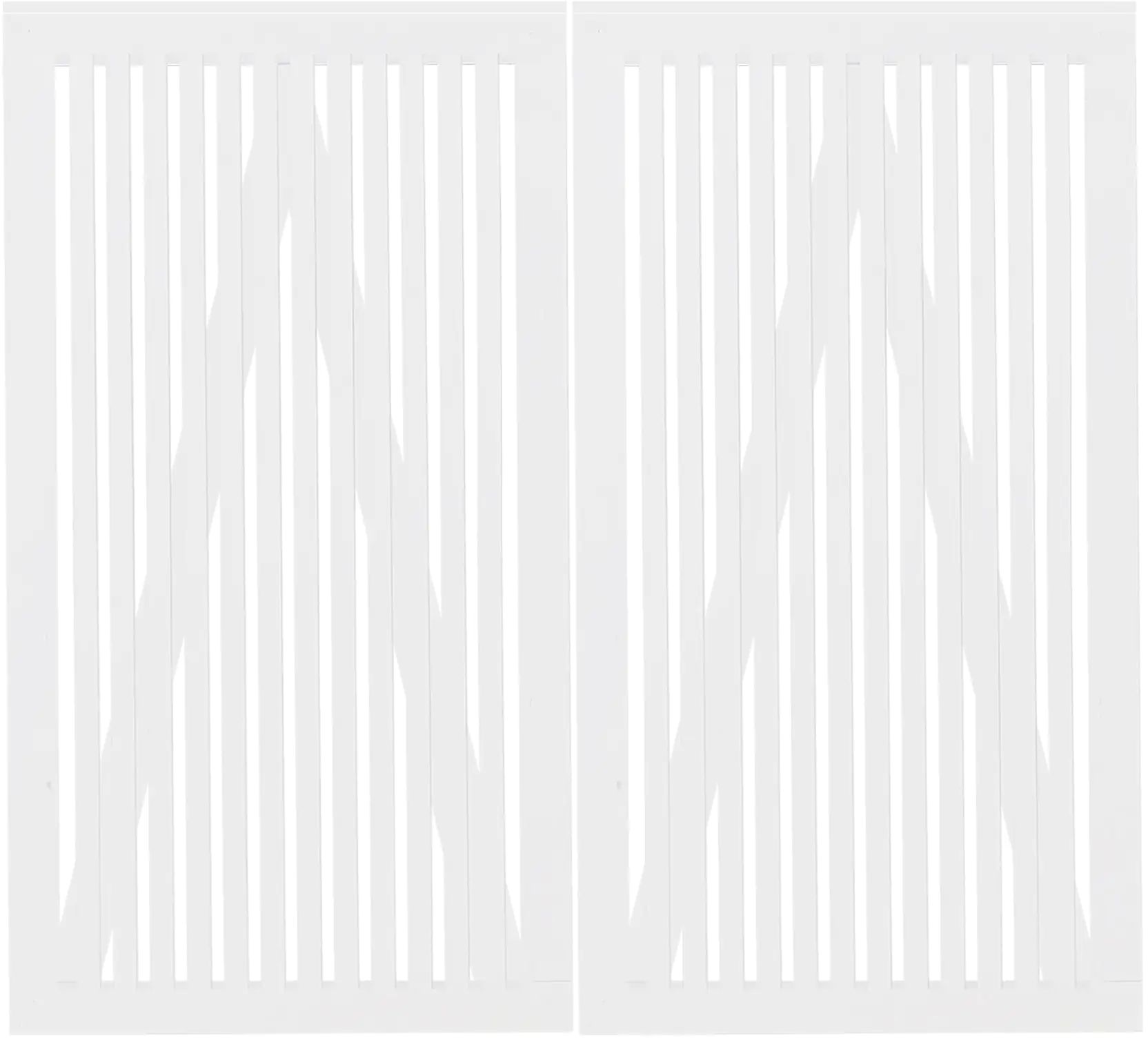 Plus Doppeltor Sendai 200 x 180 cm RAL 9010 Weiß