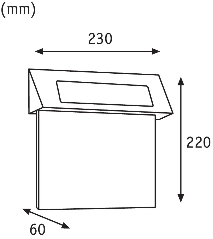 Paulmann Solar Hausnummernleuchte Special Line edelstahl weiß warmweiß