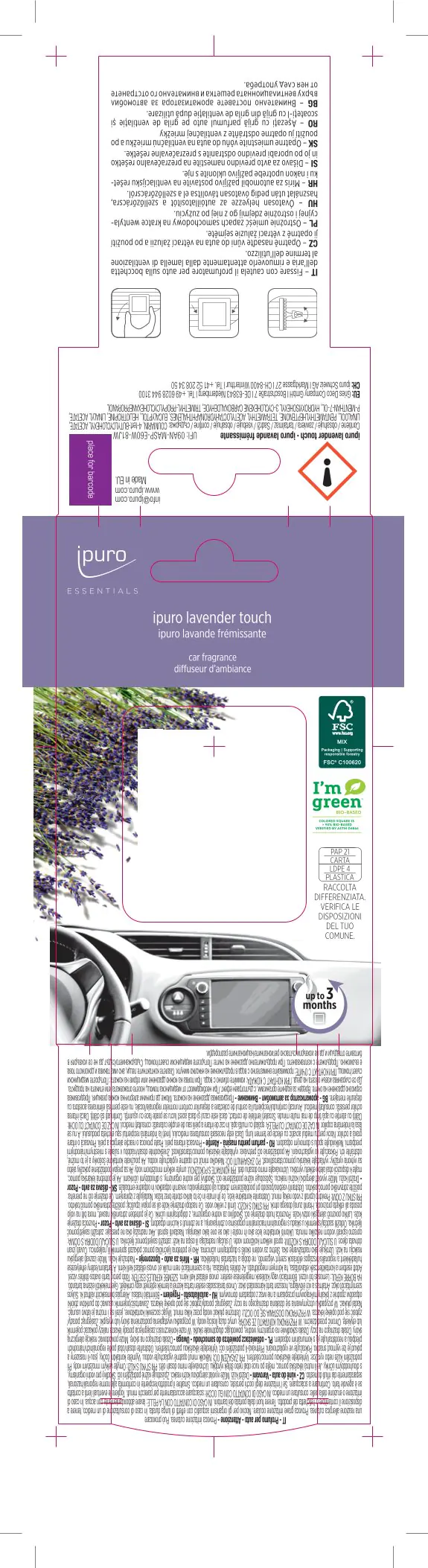 ipuro Essentials Autoduft Lavender Touch ipuro Essentials Autoduft Lavender Touch