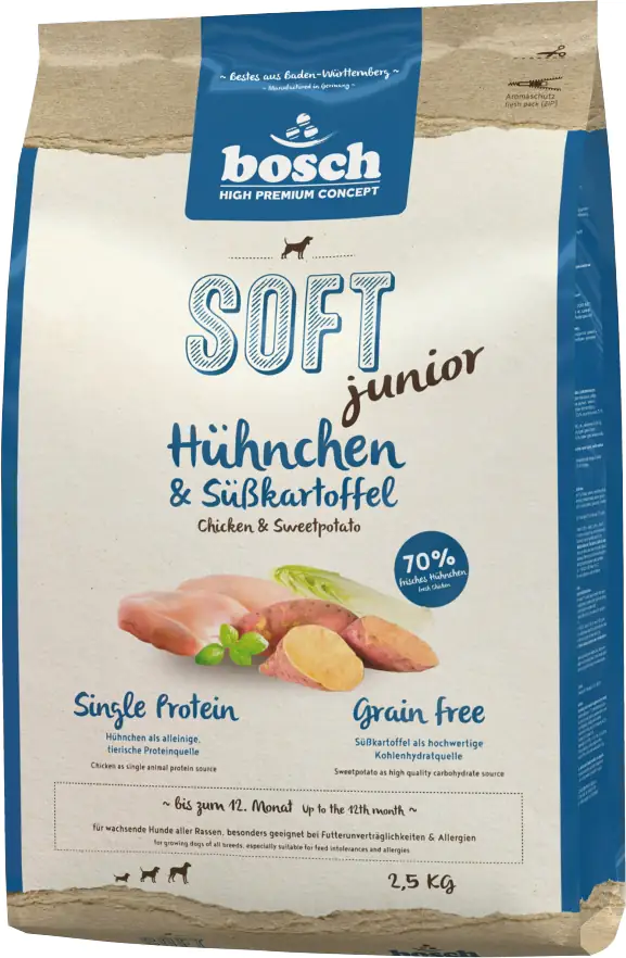 Bosch HPC Soft Junior Hühnchen & Süßkartoffel 2,5 kg