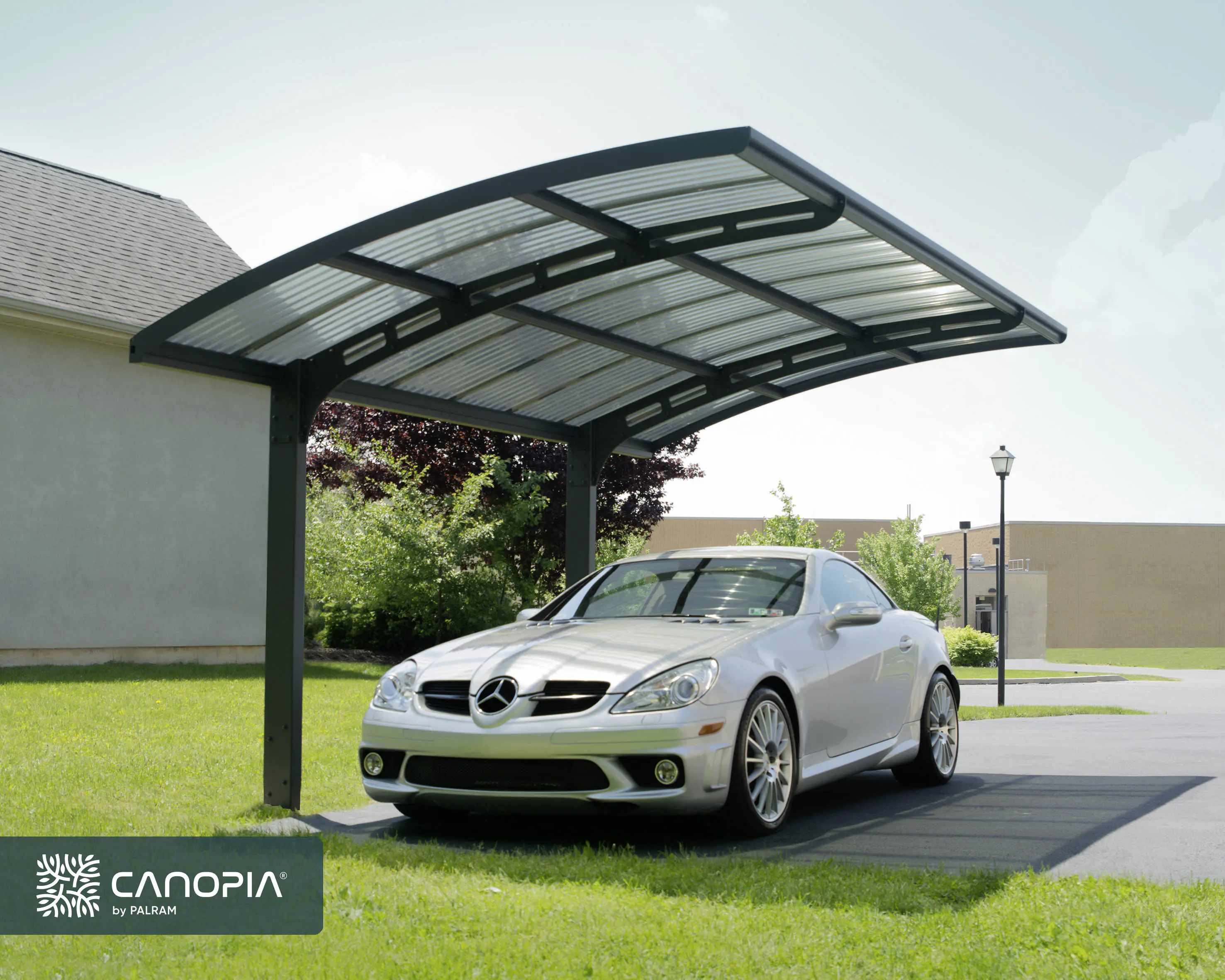 Canopia Doppel Carport Arizona Breeze  495 x 578 cm anthrazit