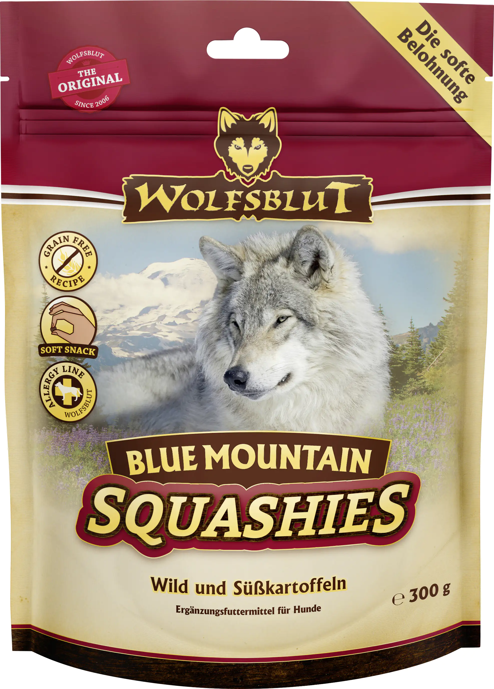 Wolfsblut Blue Mountain Squashies Snack 300 g Wolfsblut Blue Mountain Squashies Snack 300 g