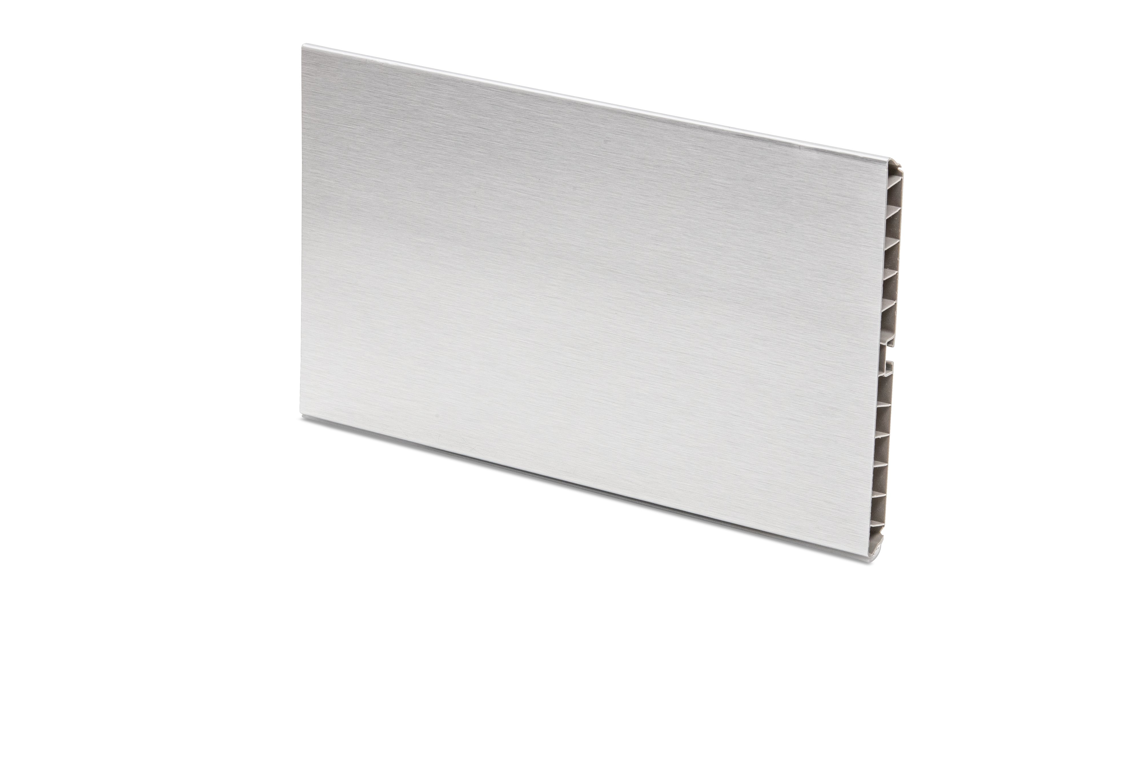 Küchensockelleiste Magro 250 cm x 150 x 12 mm aluminium