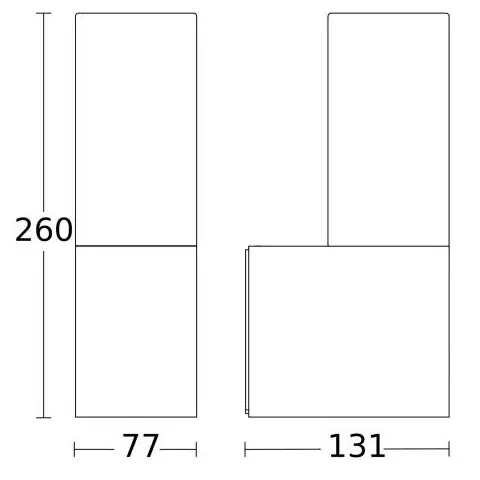 Steinel LED Außen-Wandleuchte L 605