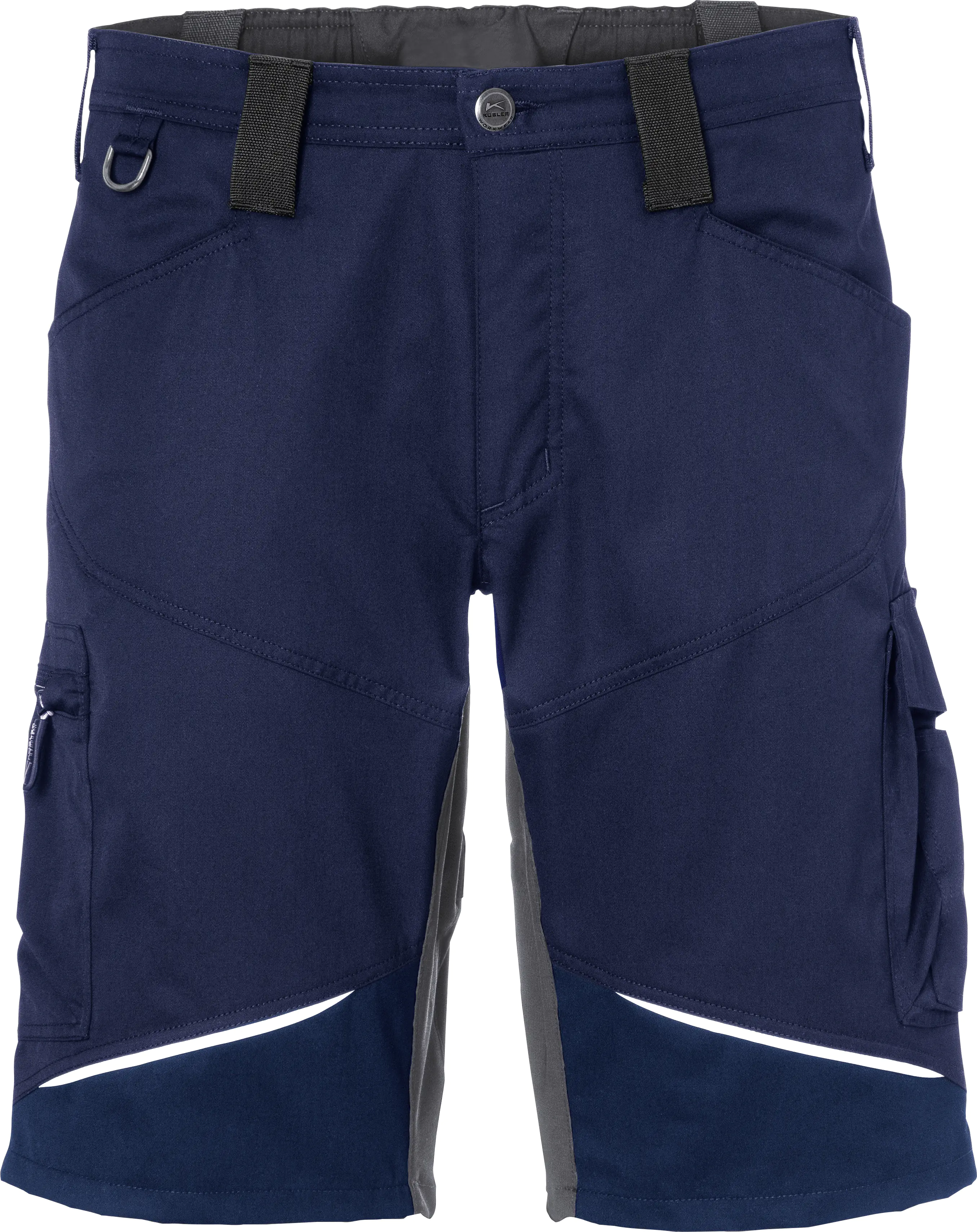 Kübler kurze Arbeitshose light dunkelblau/anthrazit