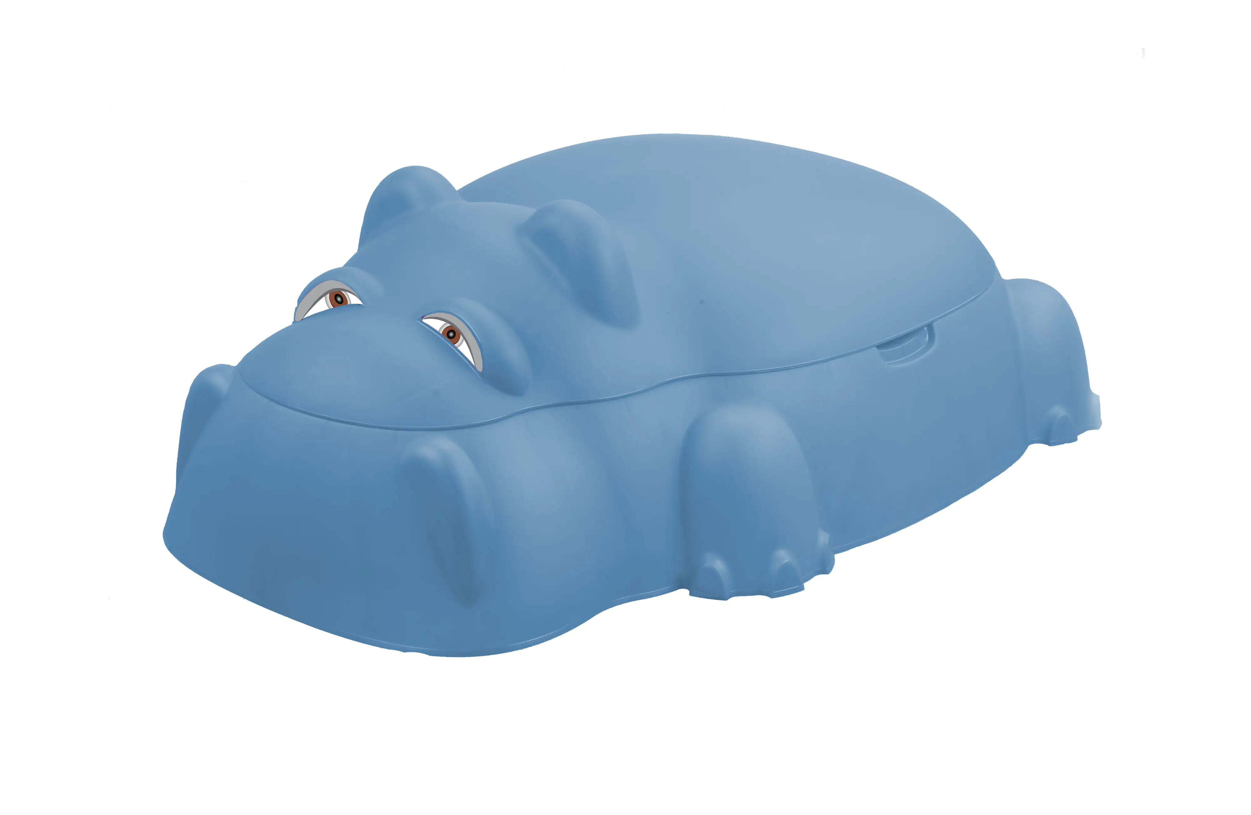 Starplast Pool- Sandkasten Hippo mit Deckel blau Starplast Pool- Sandkasten Hippo mit Deckel blau