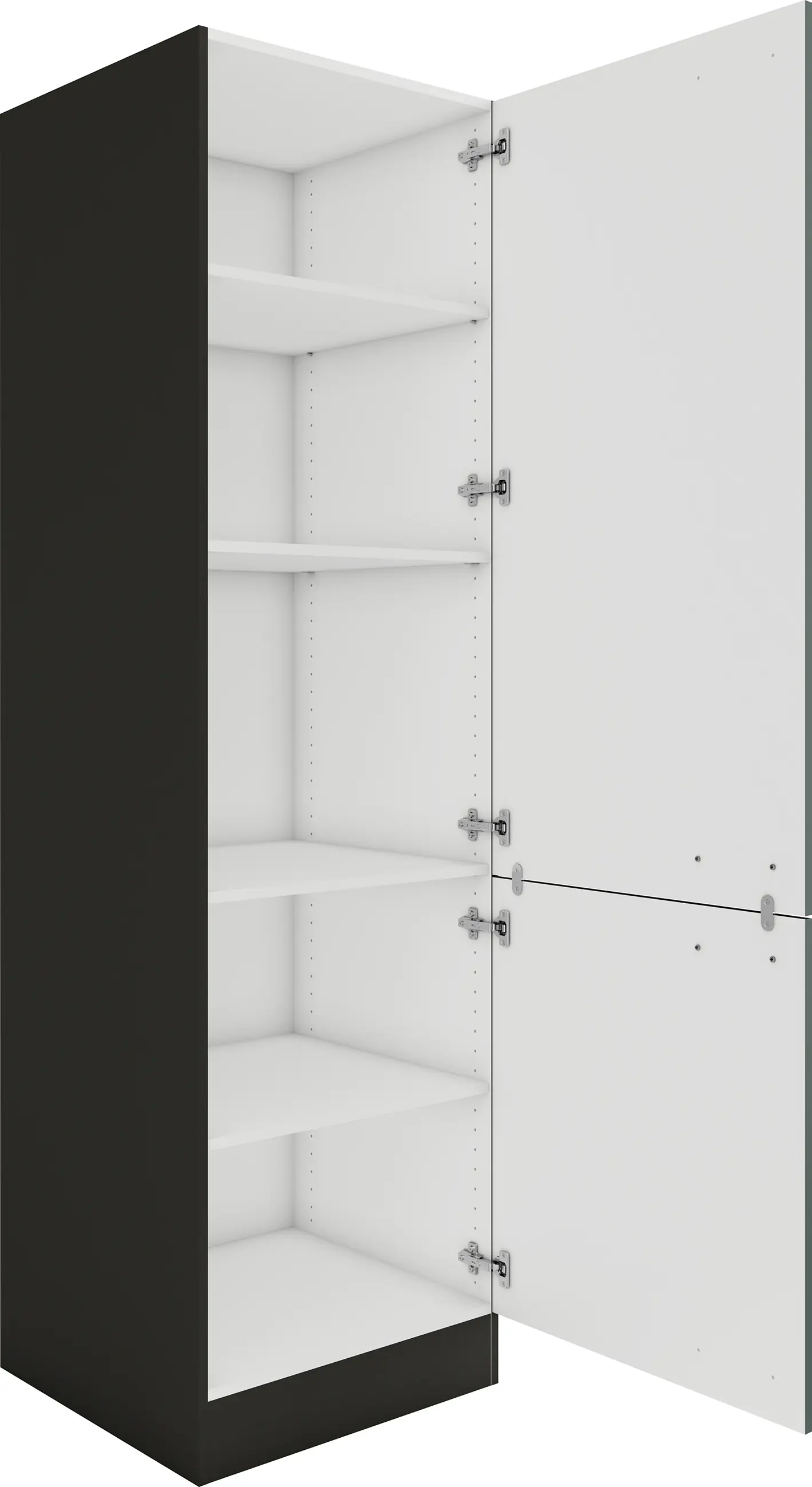 Optifit Hochschrank Verona 405 steingrün/anthrazit matt 60 cm 