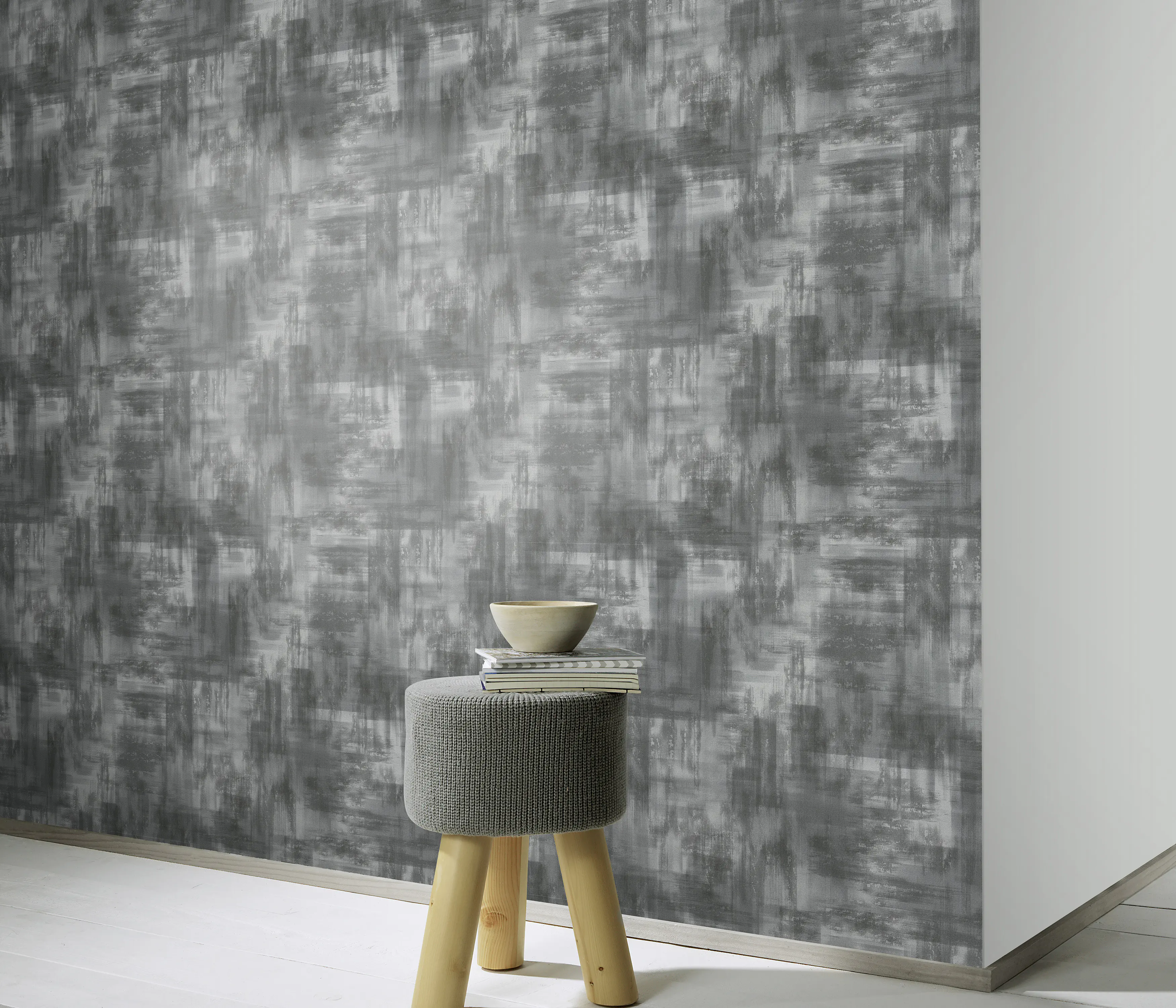 Erismann Vliestapete Putz silber 10,05 x 0,53 m