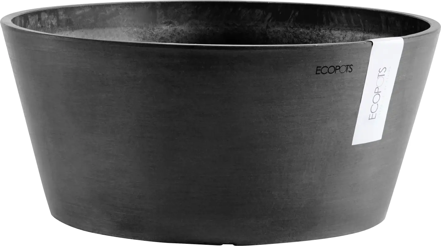 Ecopots Pflanztopf Frankfurt Ø 30,6 x 15 cm dunkelgrau Ecopots Pflanztopf Frankfurt Ø 30,6 x 15 cm dunkelgrau