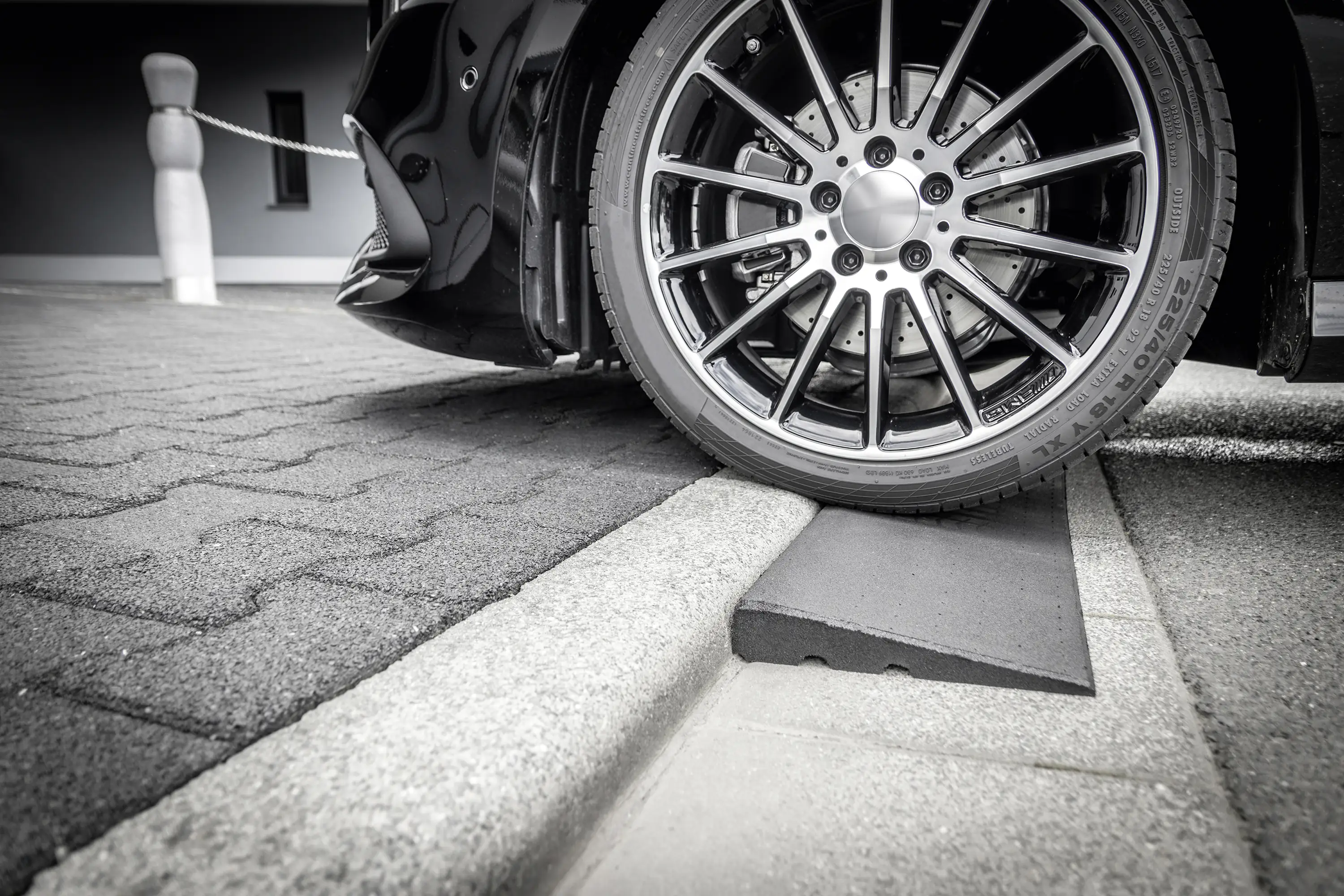 Terrasoft Bordsteinrampe 100 x 25 x 4,5 cm