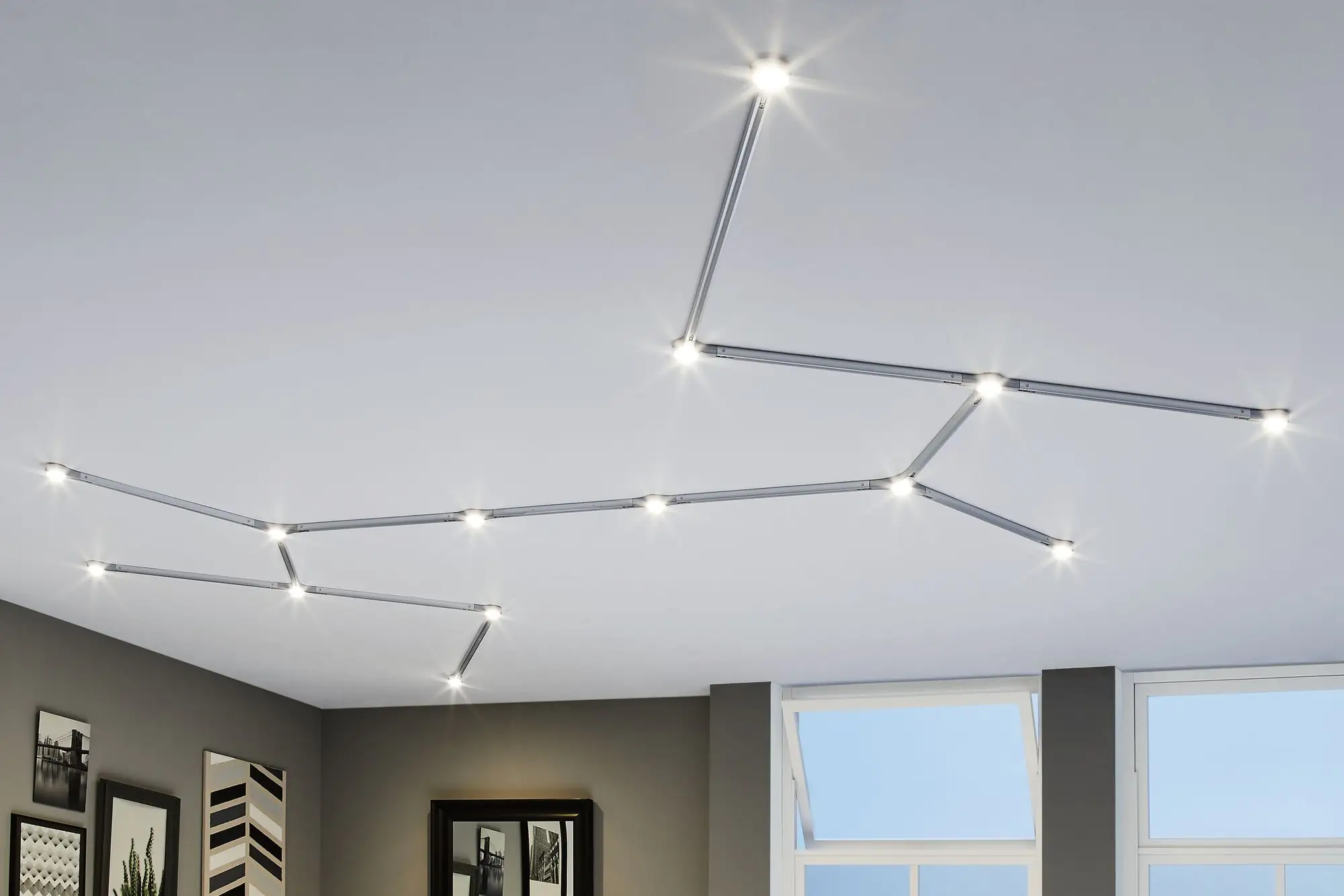 4000870954799_03 Paulmann URail LED Endkappe beleuchtet chrom matt 14,1 cm 5,3 W