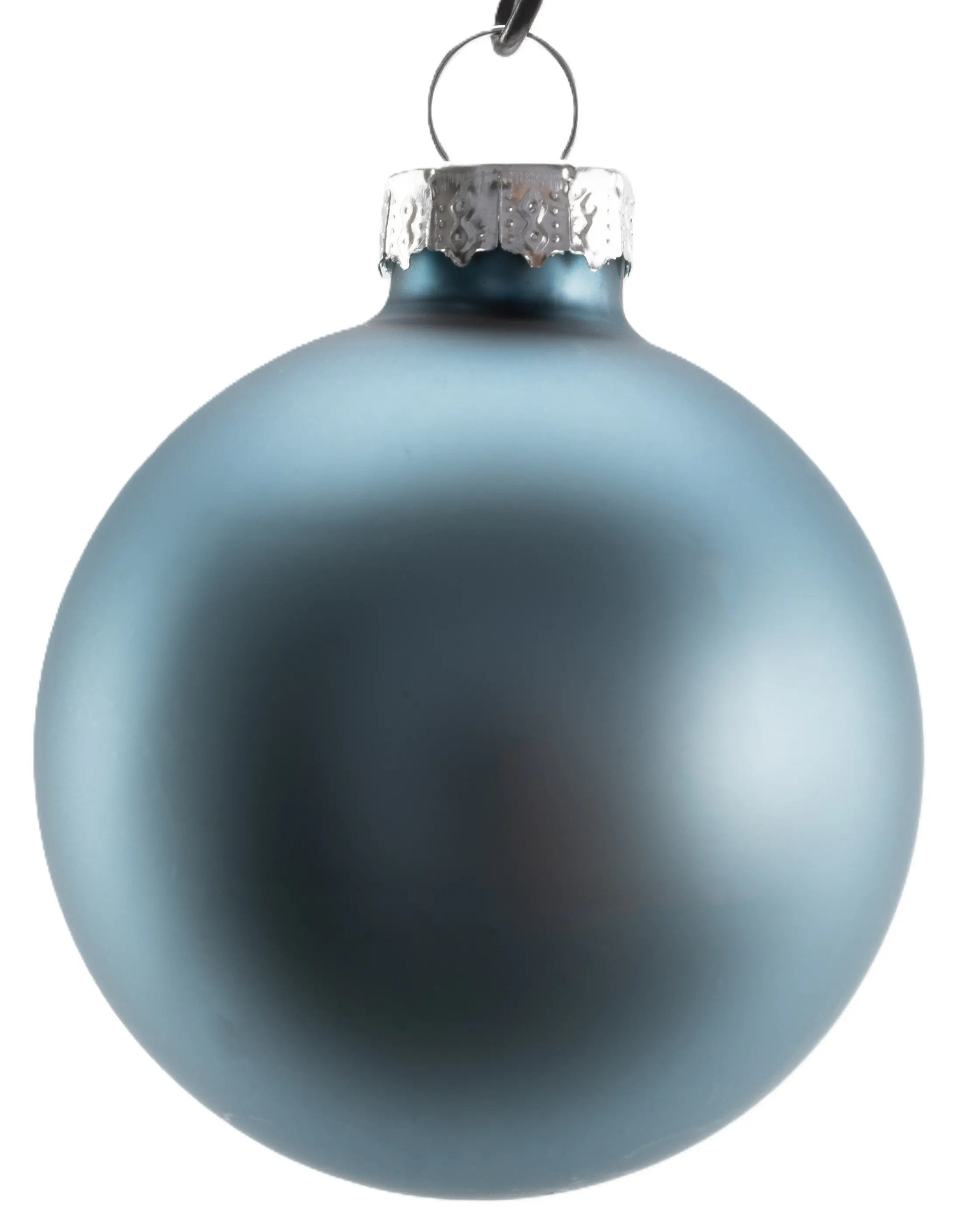 TrendLine Weihnachtskugeln aus Glas Ø 6 cm dämmerungsblau 20 Stück