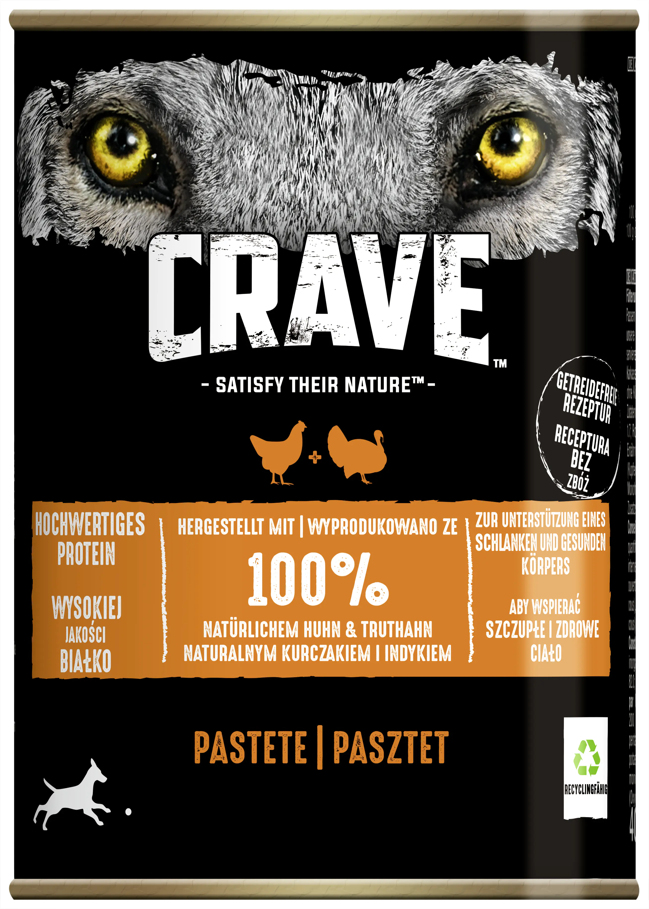 Crave Adult mit Huhn und Truthahn Hundefutter 400 g