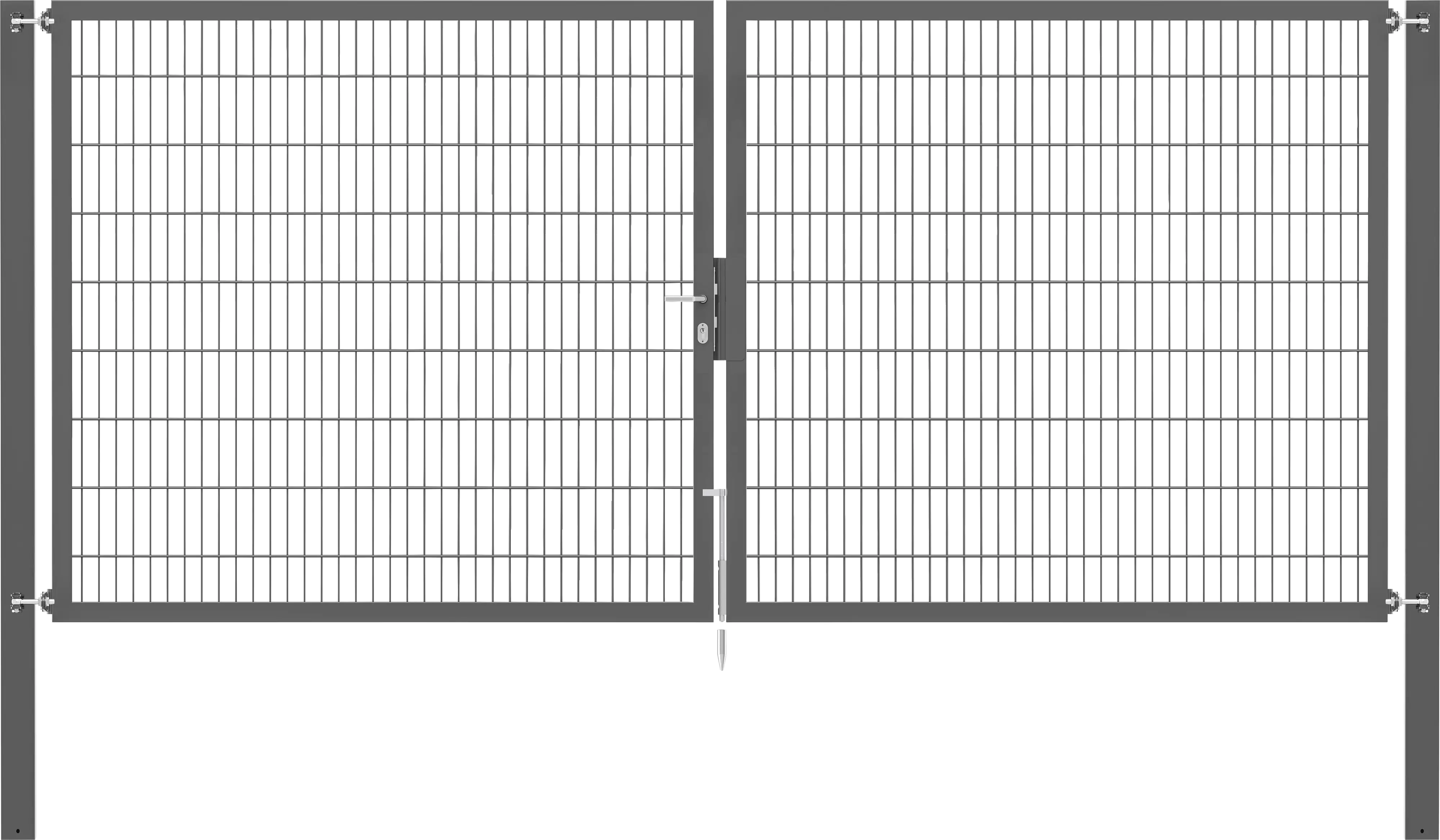 Alberts Doppeltor Flexo Plus anthrazit 400 x 180 cm